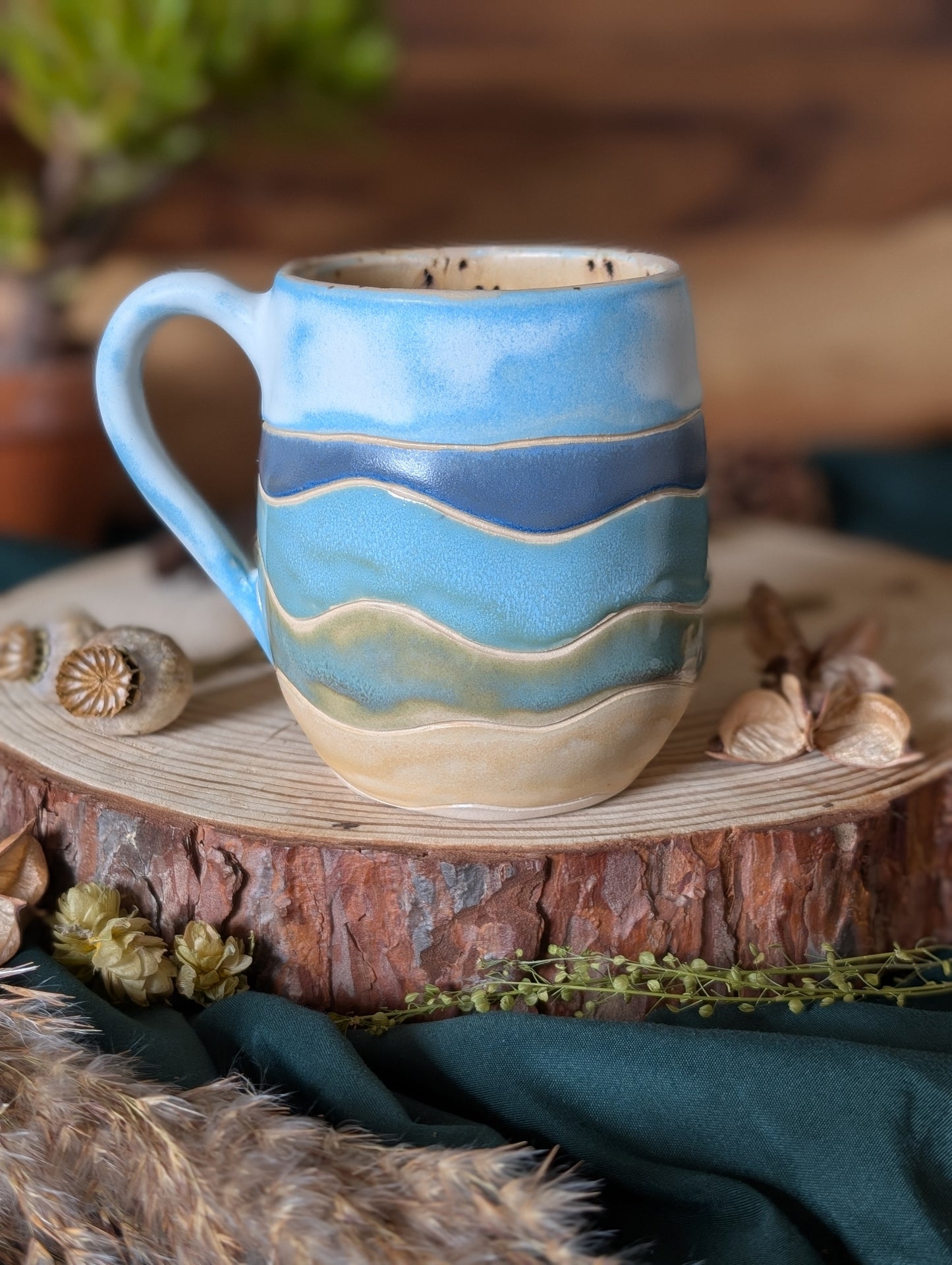 Running Greyhound Mug