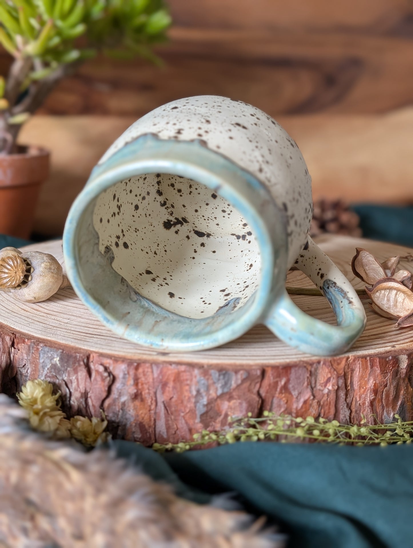 Highland Cow Mug with Drippy Glaze 2