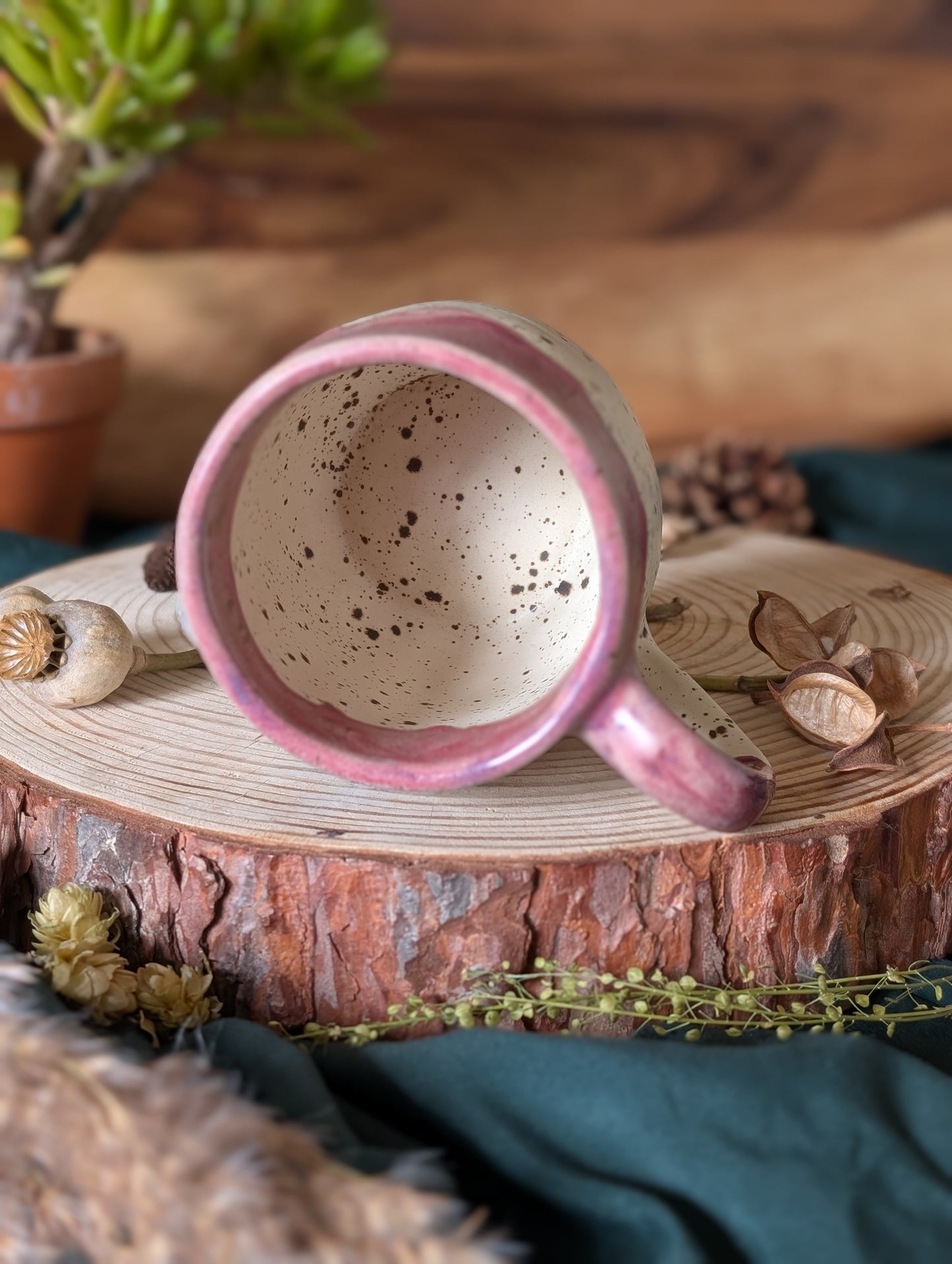 Donkey Mug with Drippy Glaze