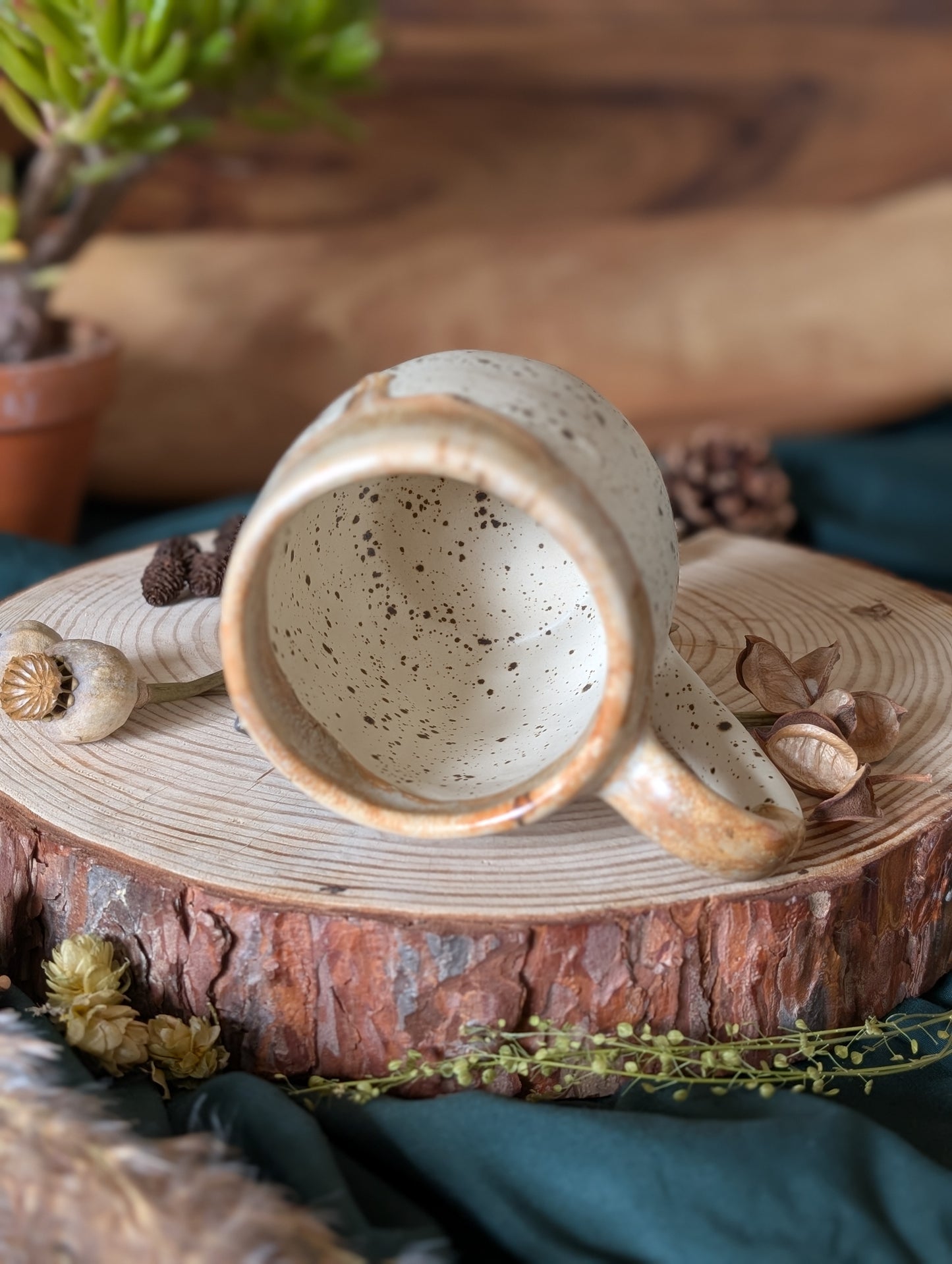 Donkey Mug with Drippy Glaze 2