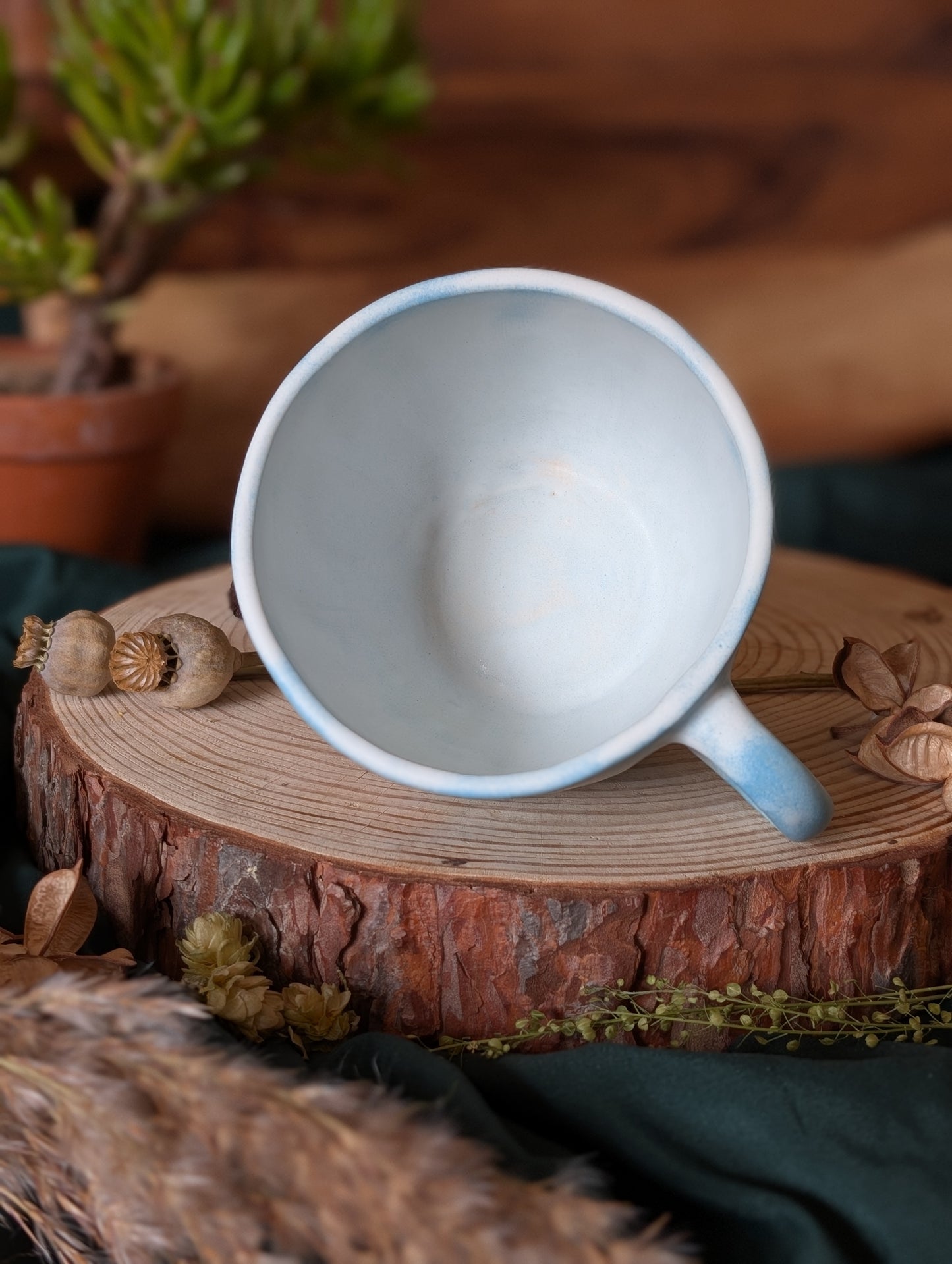 Highland Cow and Green Hills Large Cup