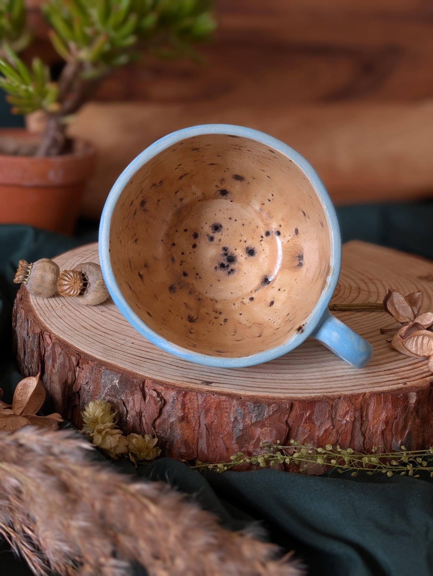 Hedgehog, Butterfly and Meadow Large Cup