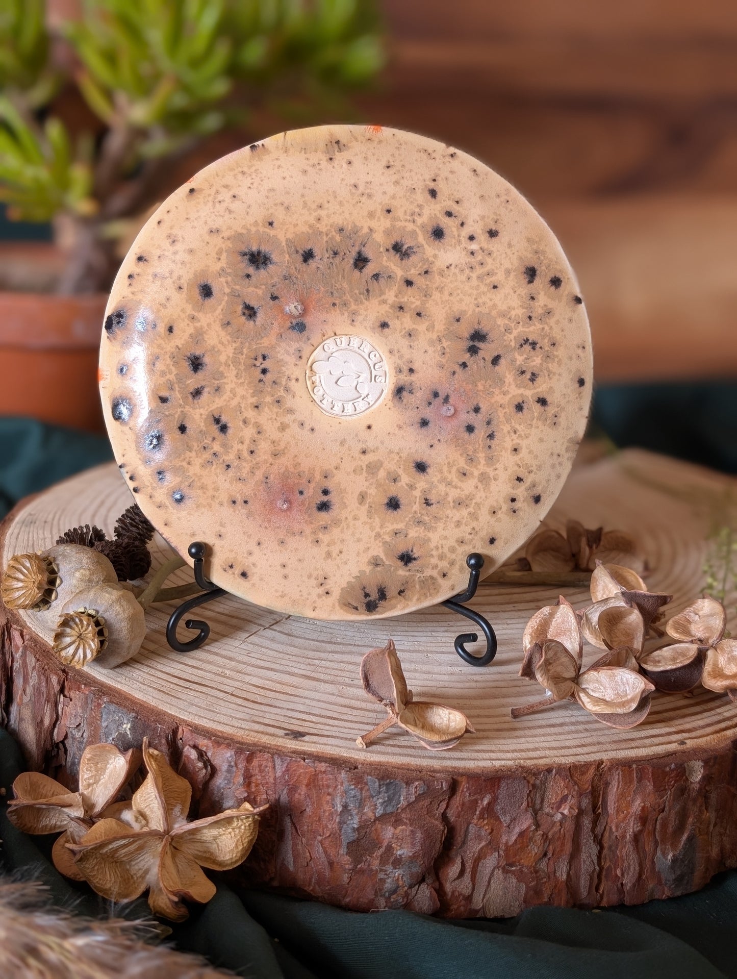 Highland Cow and Sunset at Sea Trinket Dish Large