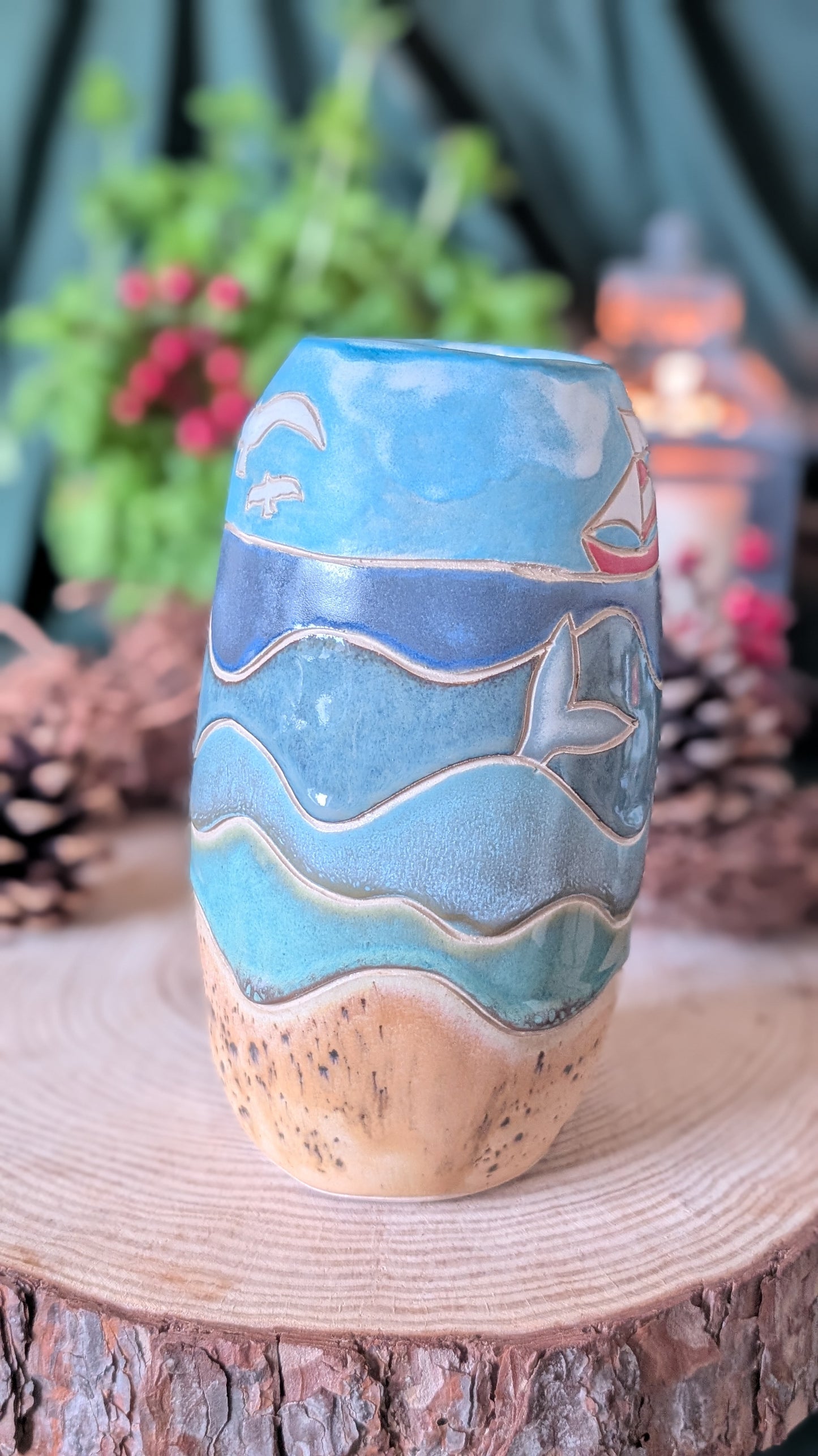 Handmade Stoneware Vase 4