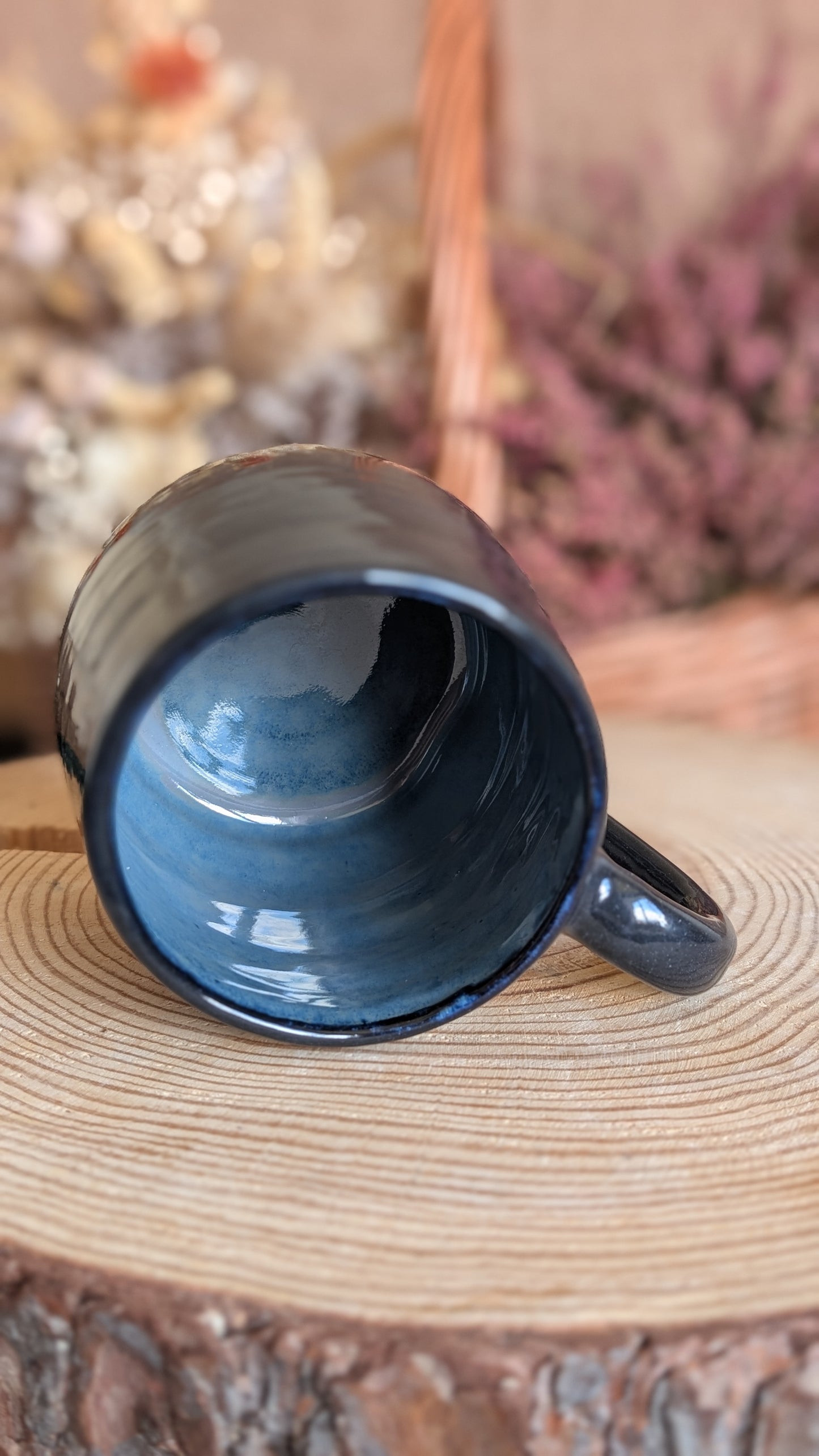 Whimsical Creature Sgraffito Mug No3