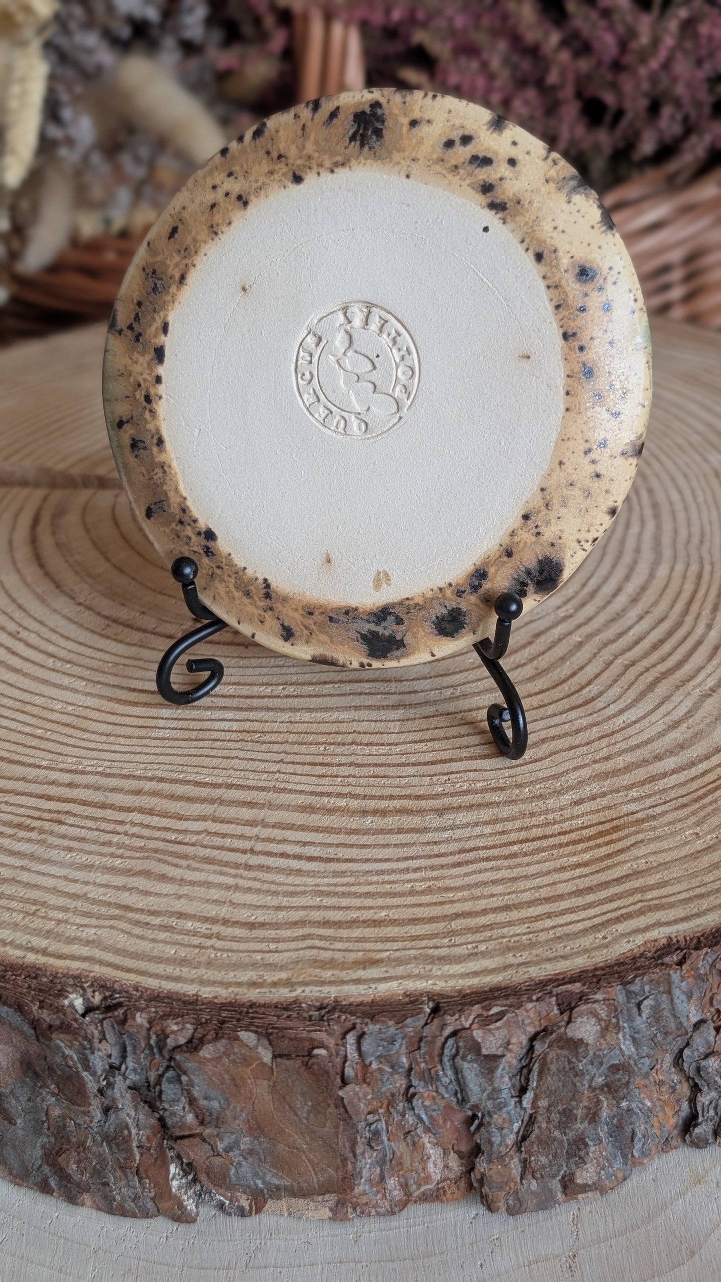 Cat and Hills Trinket Dish Small