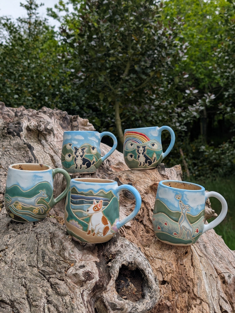 Carved Countryside & Yorkshire Mug Collection