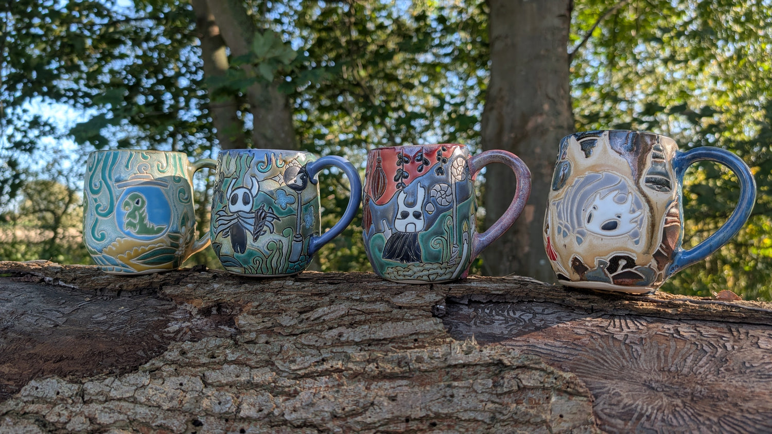 Hollow Knight and Silksong Inspired Mug Collection