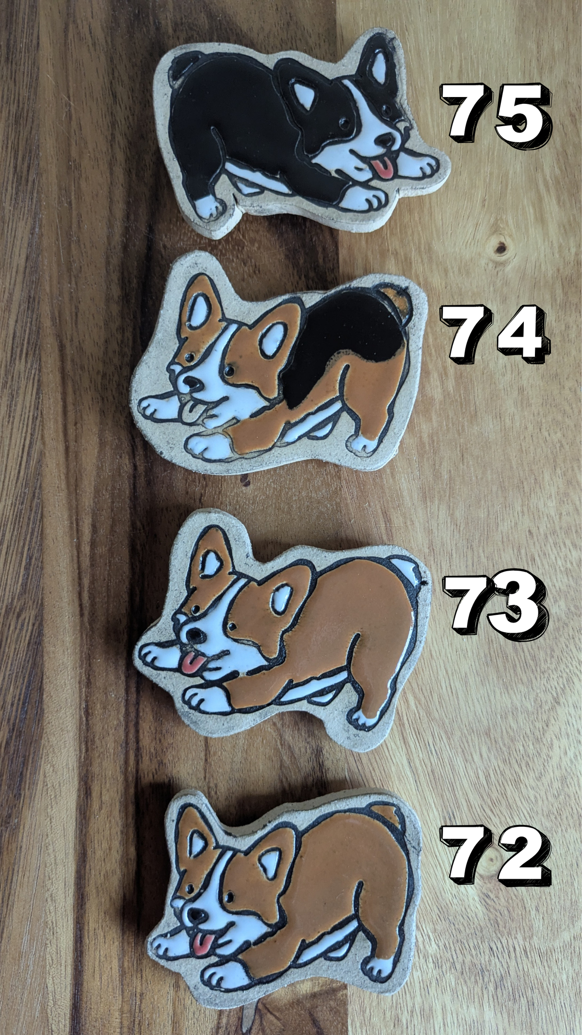 Corgi Fridge Magnet Style 12