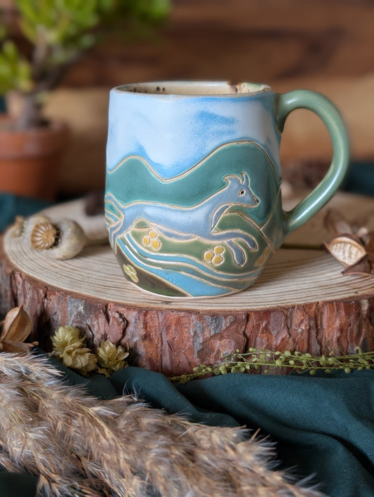 Running Greyhound Mug 2