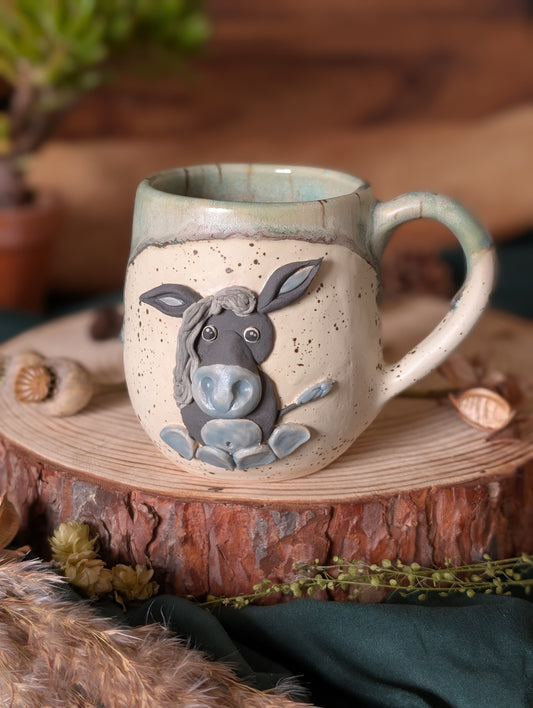 Donkey Mug with Drippy Glaze 3