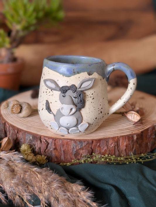 Donkey Mug with Drippy Glaze 4