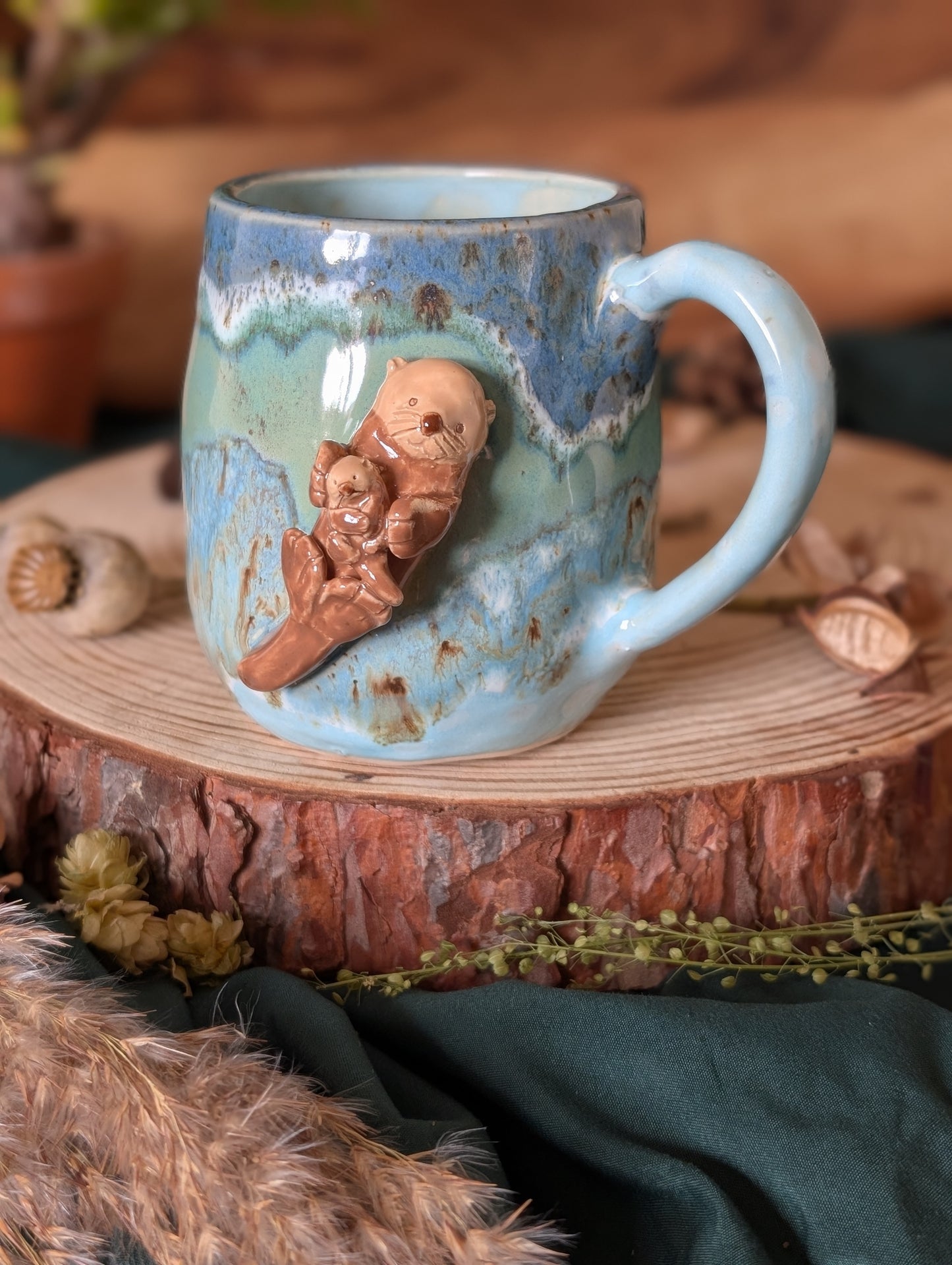 Otters in the Sea Mug