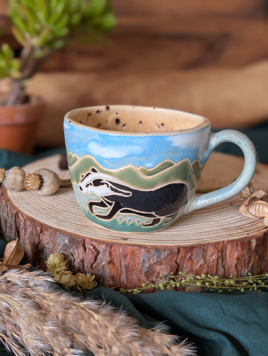 Running Badger Large Cup