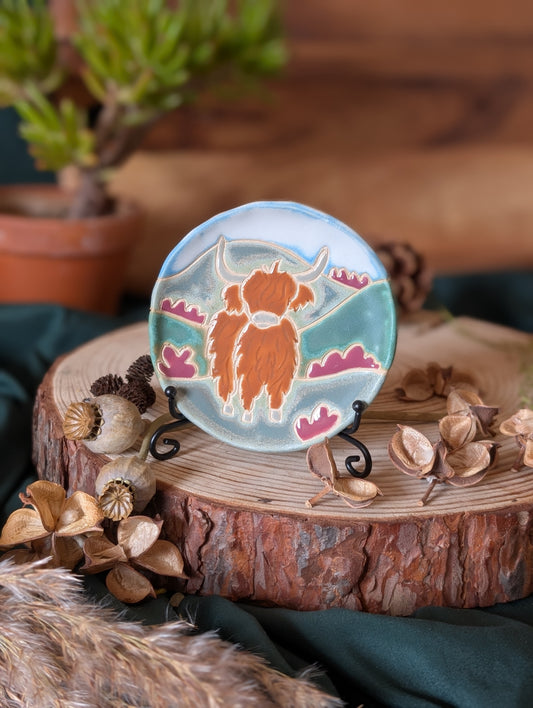 Highland Cow Trinket Dish Small