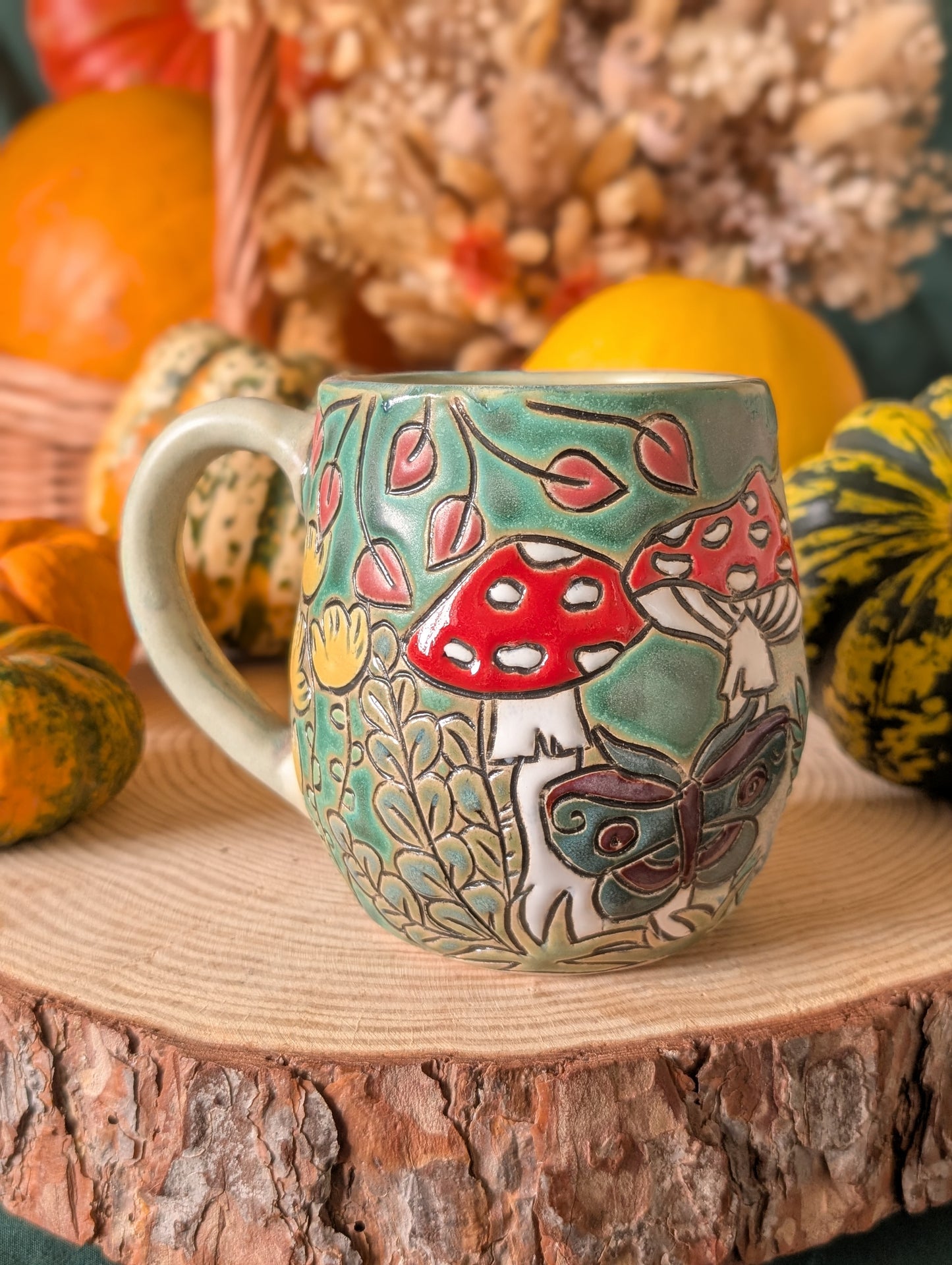 Handmade Forest Mug NO2