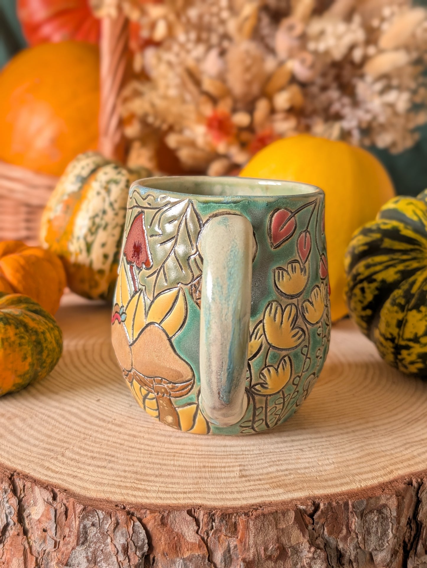 Handmade Forest Mug NO2