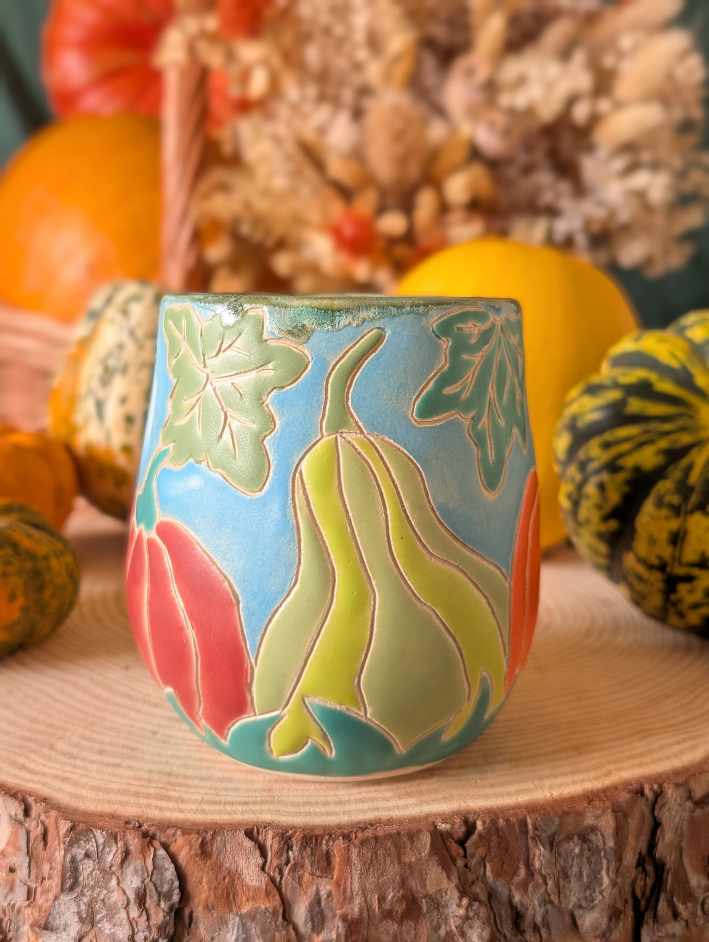 Handmade Pumpkin Mug No2