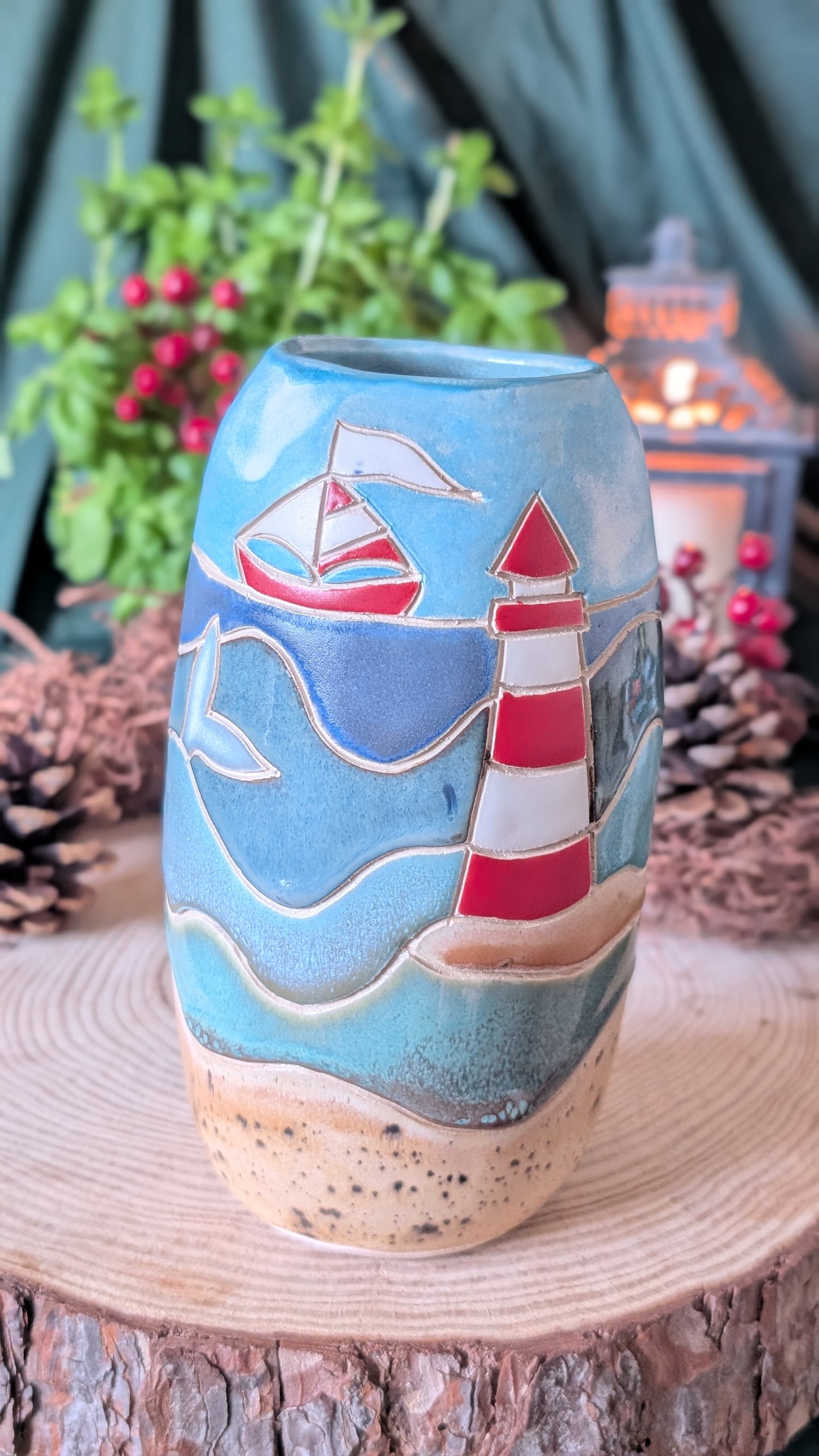Handmade Stoneware Vase 4