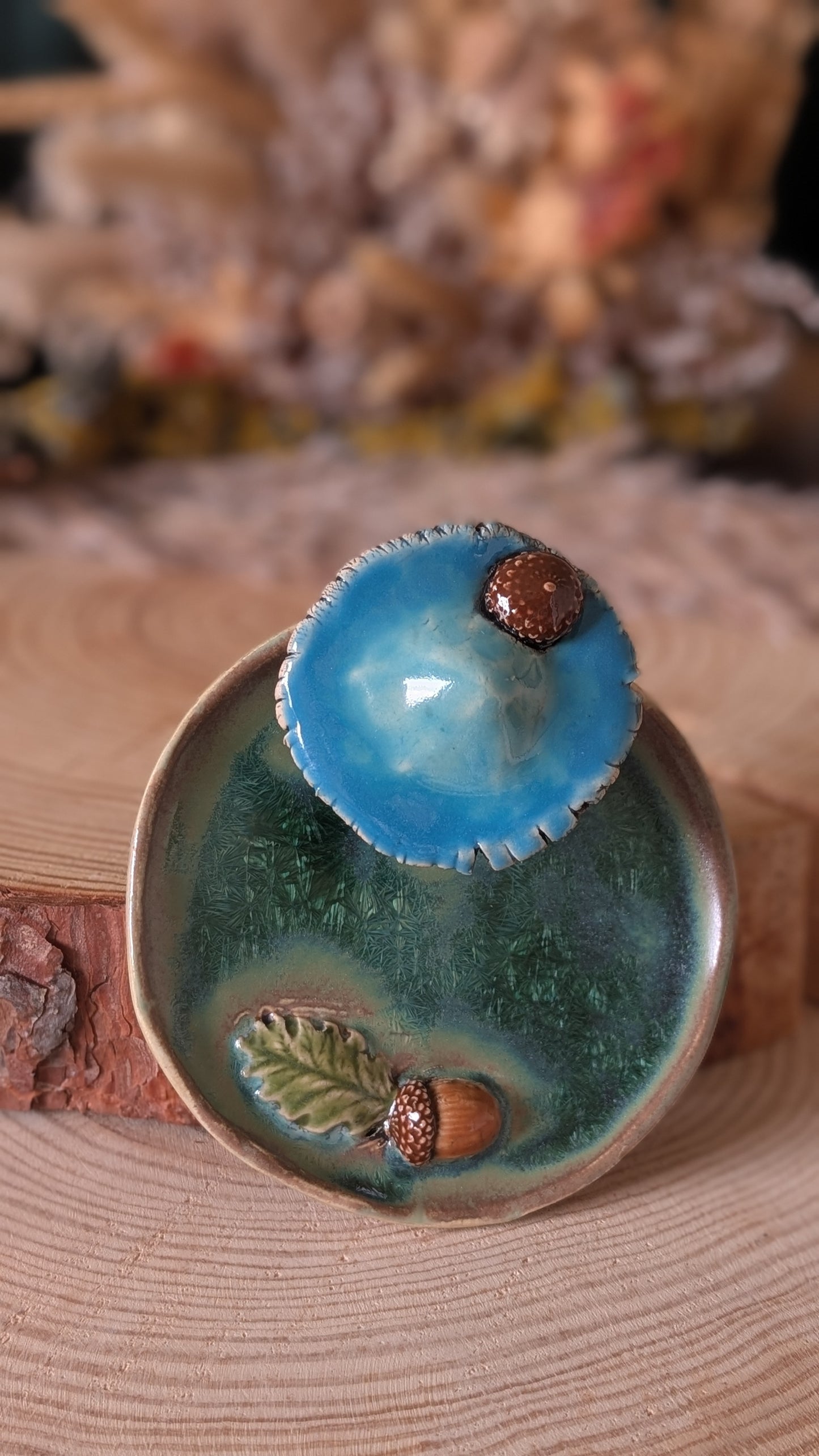 Shroomling. Small Trinket Dish with Mushroom, Jewellery Tray or Tealight Holder 11