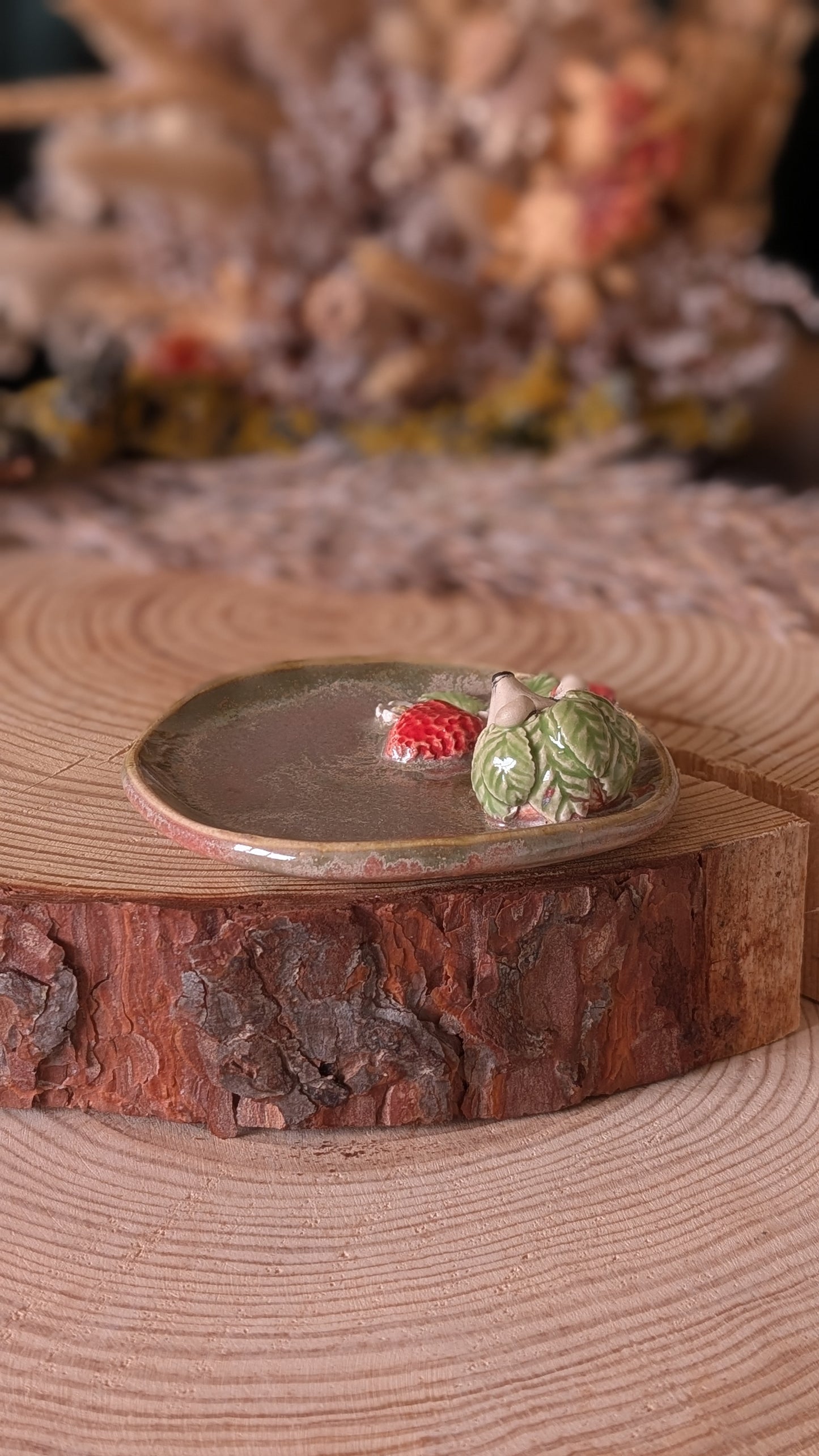 Oakling. Small Trinket Dish with Hedgehog, Jewellery Tray or Tealight Holder 7