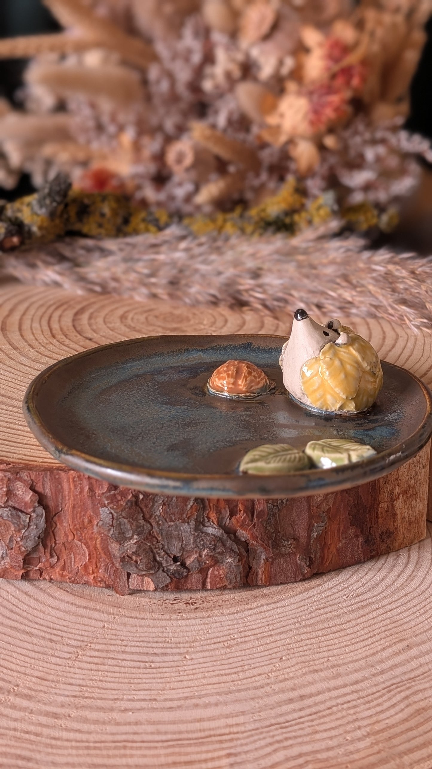 Shroomling. Large Trinket Dish with Mushroom, Jewellery Tray or Tealight Holder 5