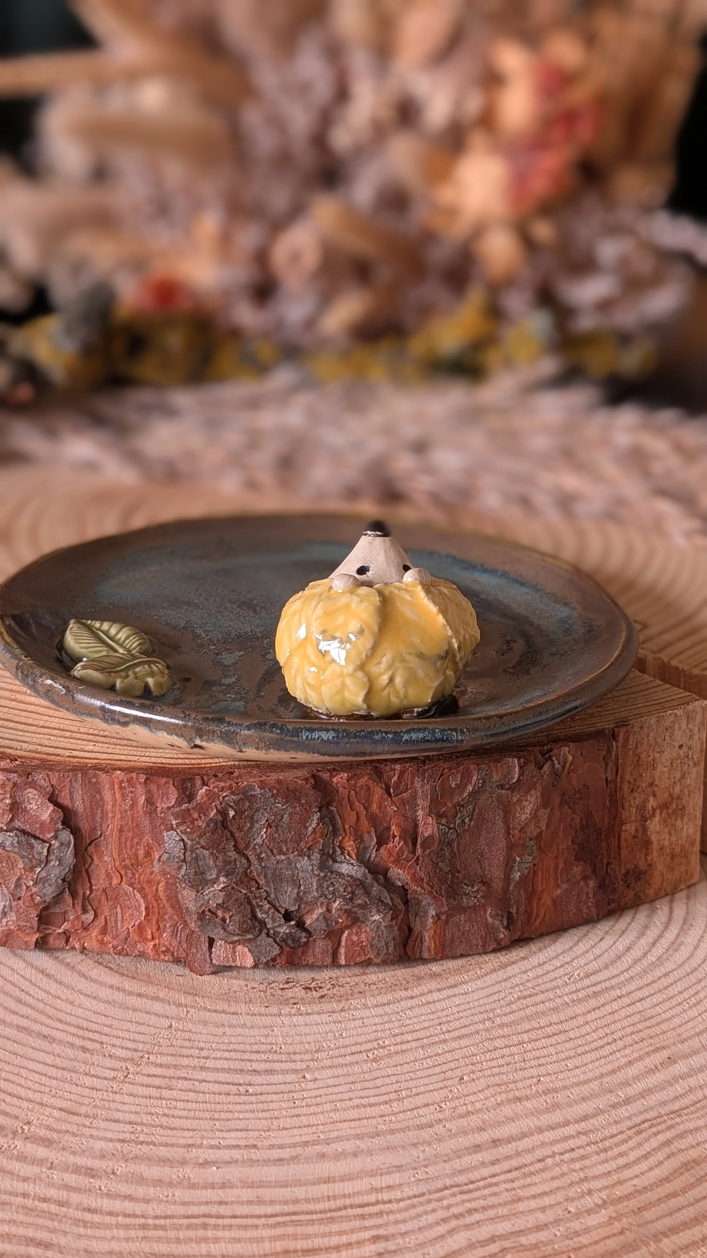 Shroomling. Large Trinket Dish with Mushroom, Jewellery Tray or Tealight Holder 5