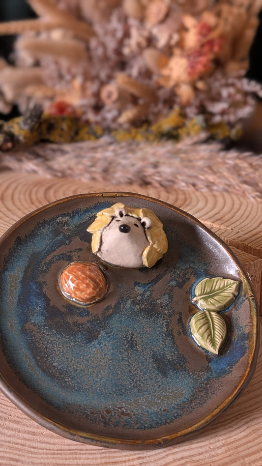 Shroomling. Large Trinket Dish with Mushroom, Jewellery Tray or Tealight Holder 5