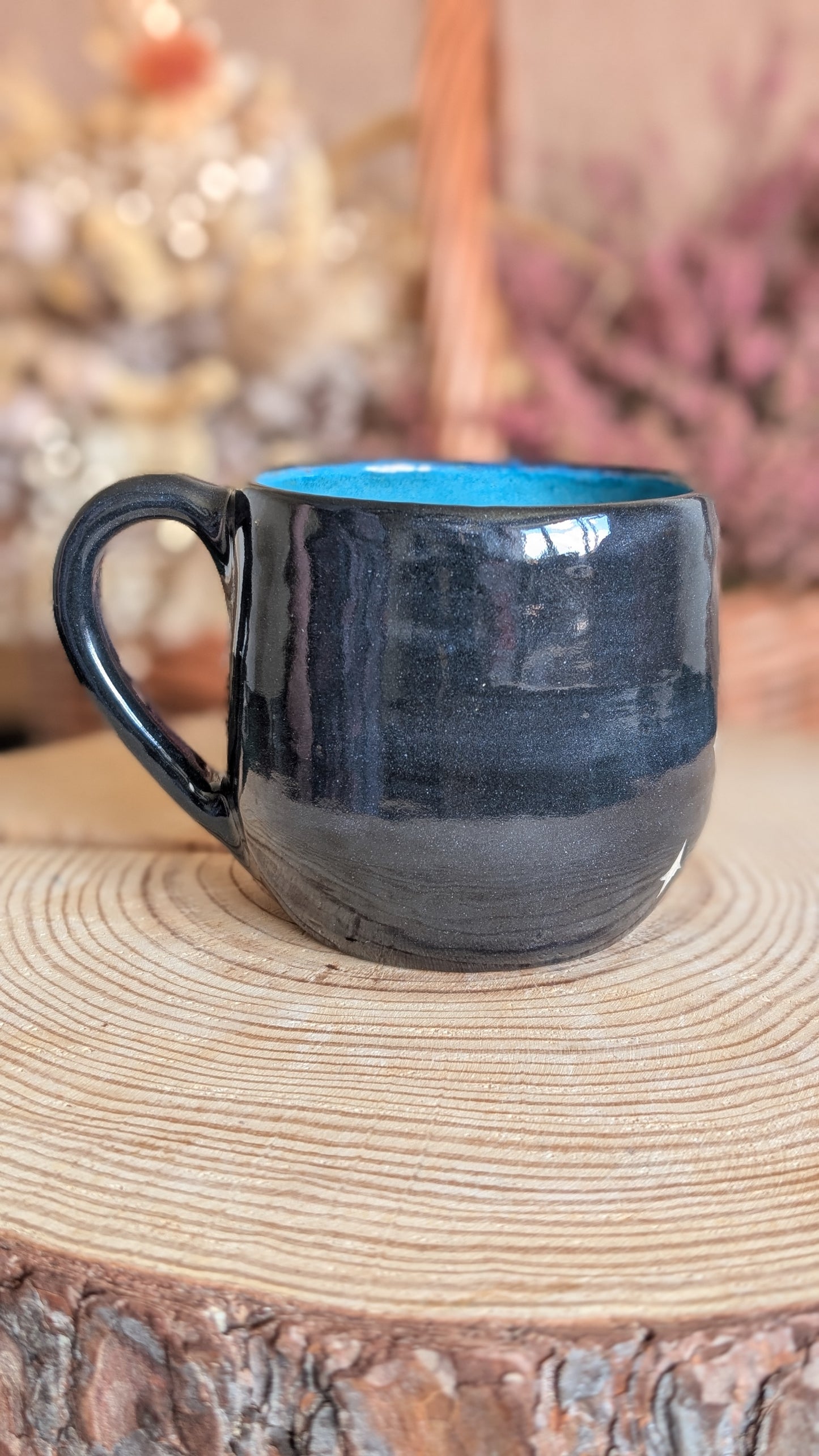 Whimsical Creature Sgraffito Mug No15