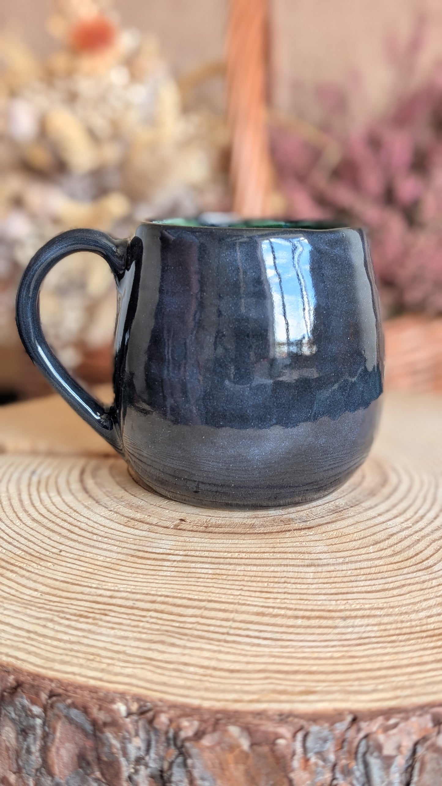 Whimsical Creature Sgraffito Mug No10