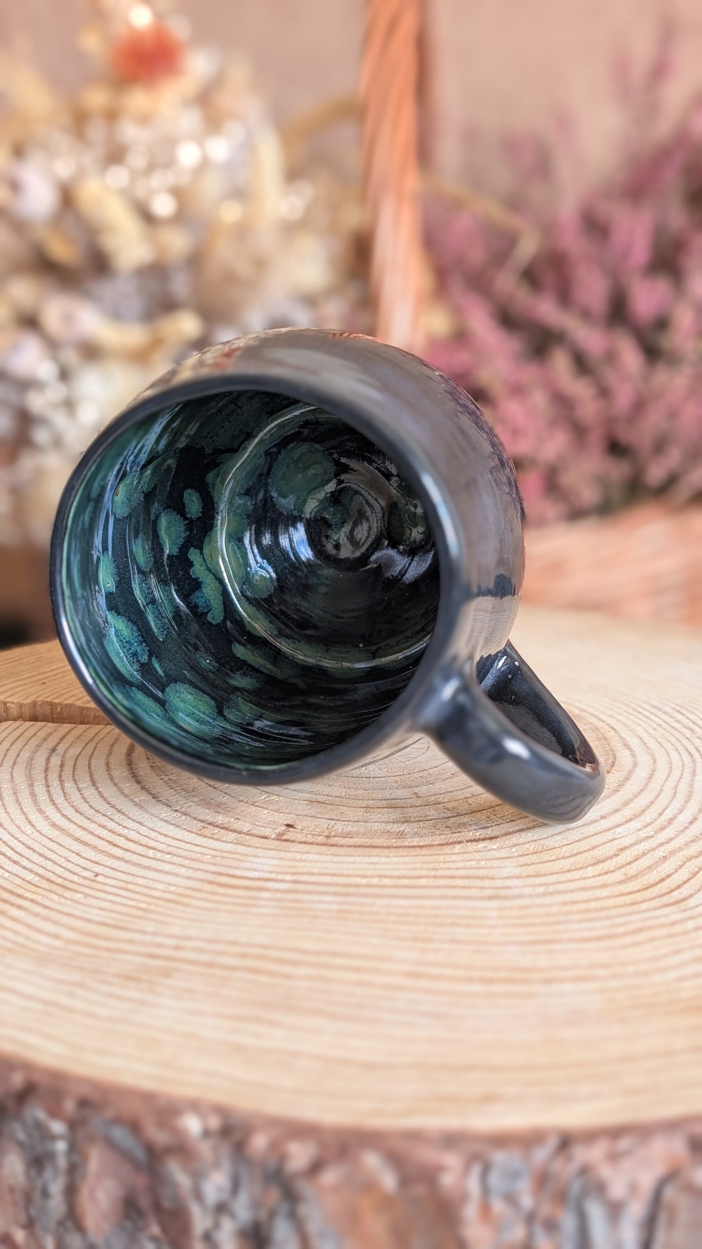Whimsical Creature Sgraffito Mug No10