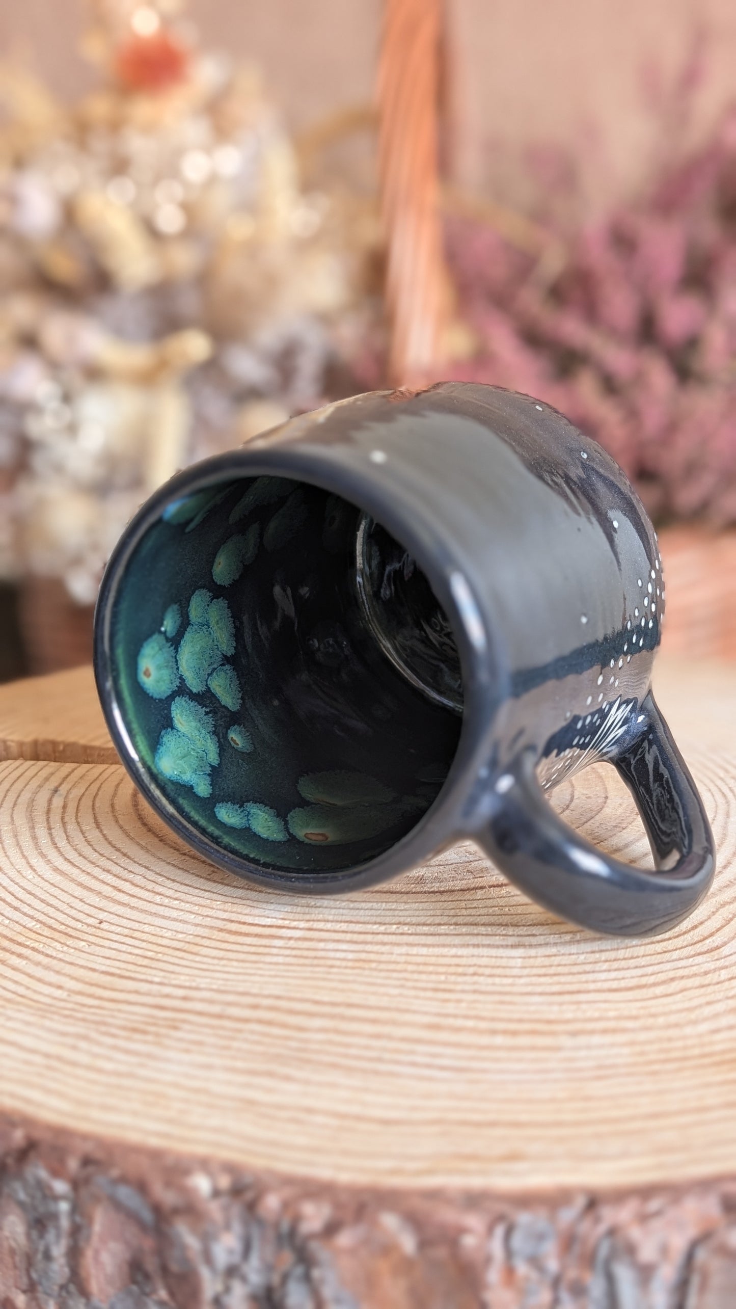 Whimsical Creature Sgraffito Mug No5