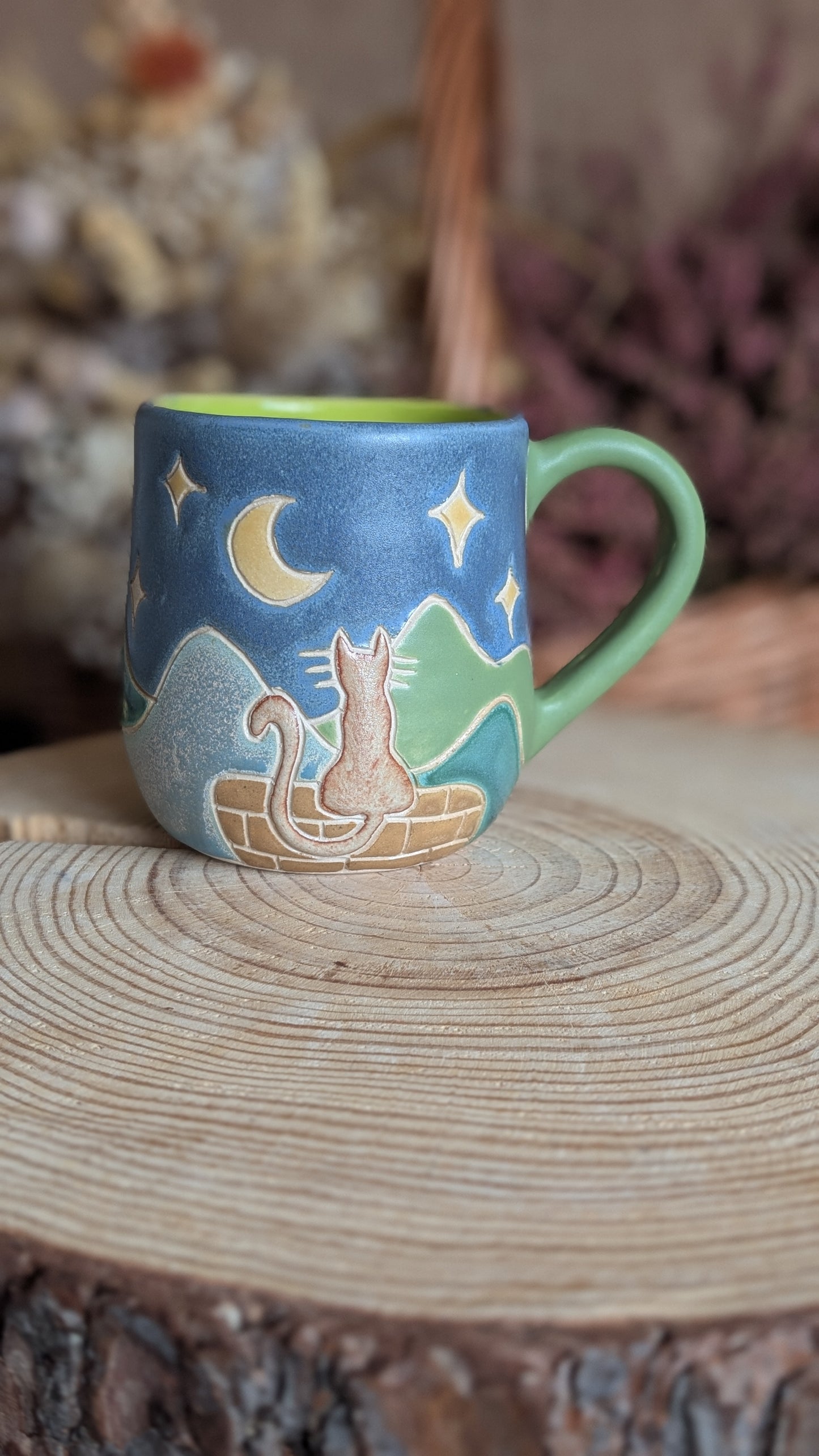 Handmade Cat Mug 16