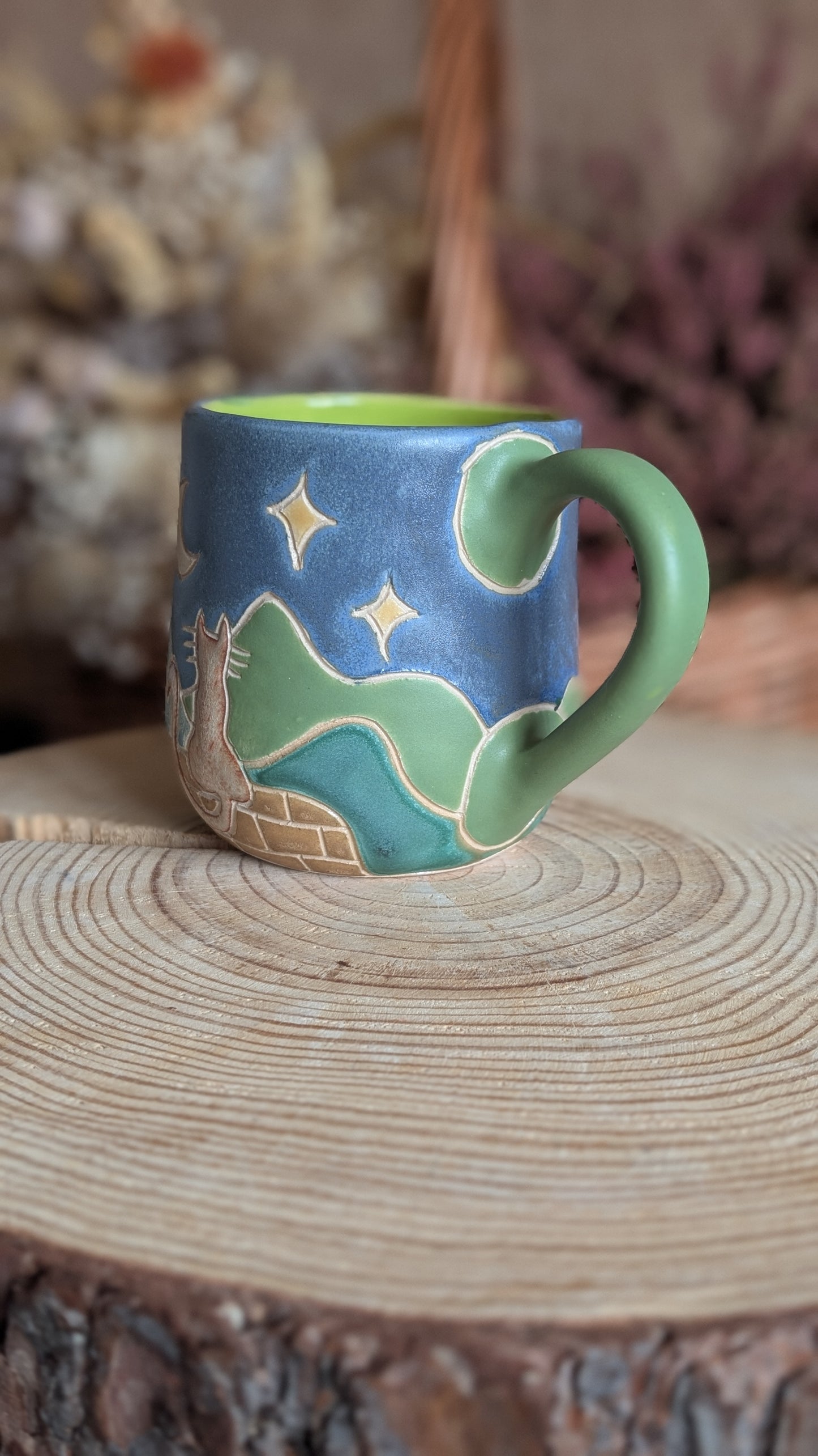 Handmade Cat Mug 16