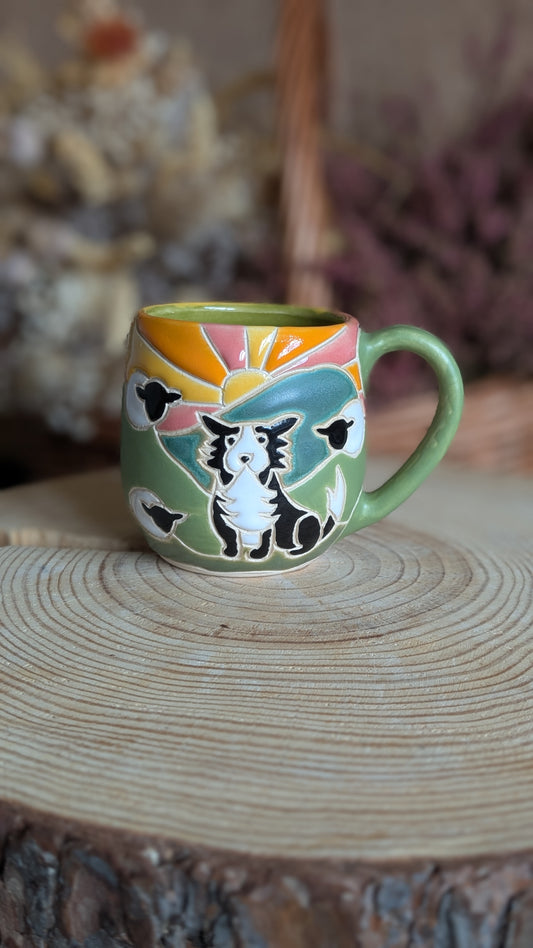 Handmade Border Collie Mug 22