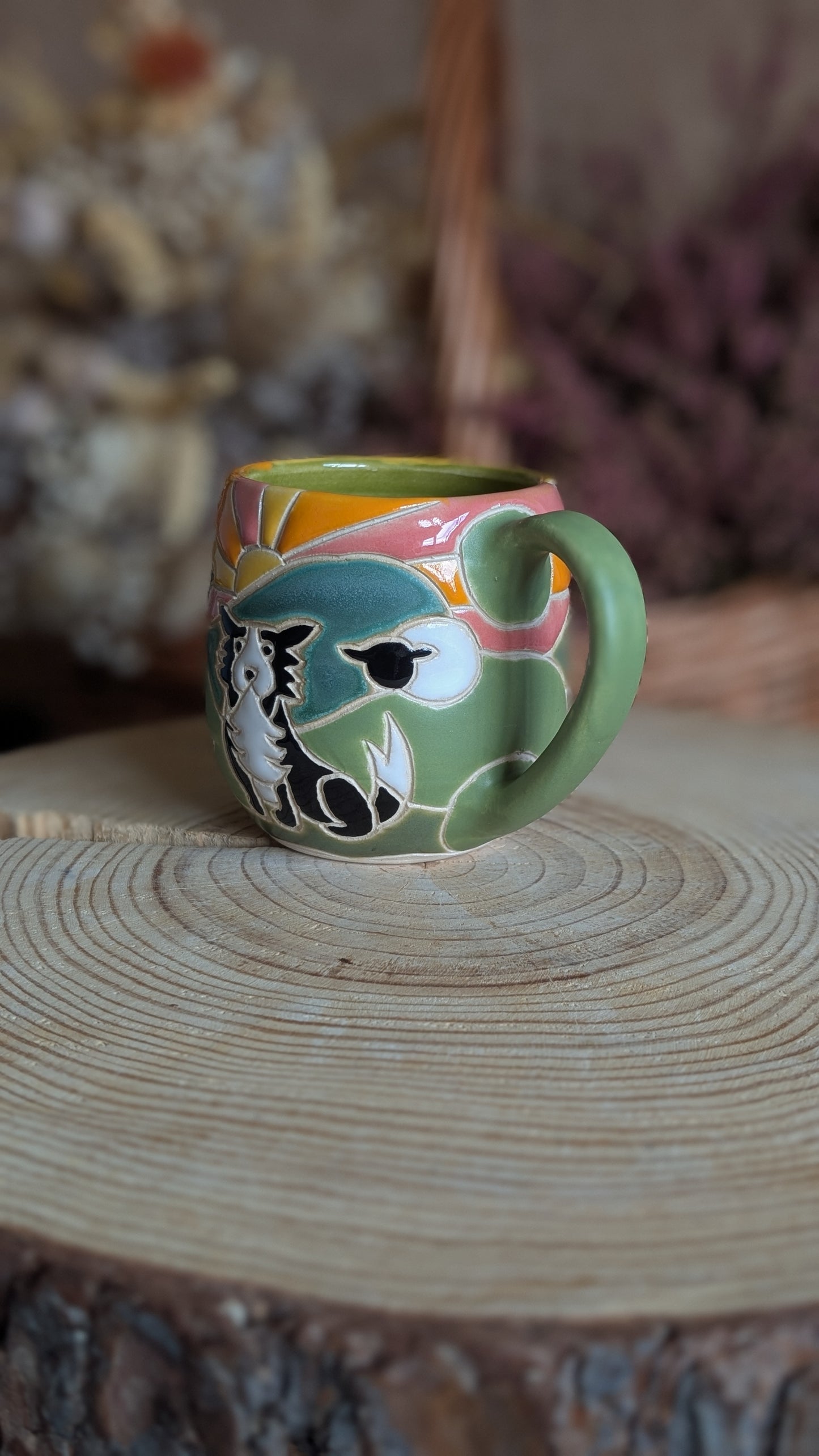 Handmade Border Collie Mug 22