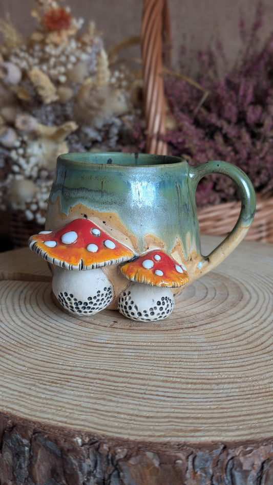 Handmade Mushroom Mug