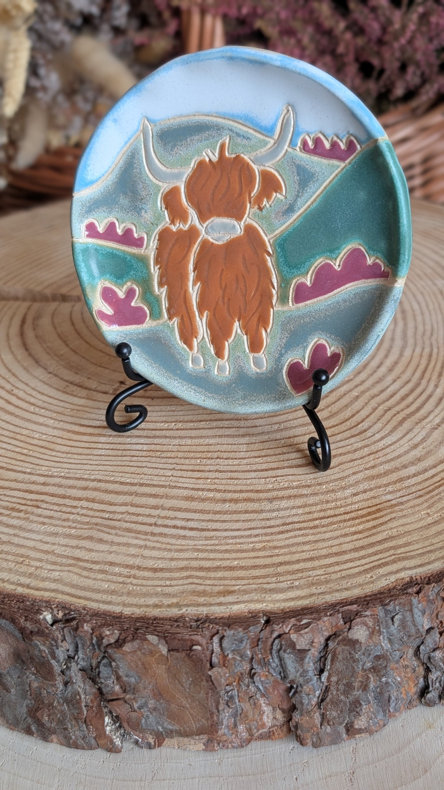 Highland Cow Trinket Dish Small