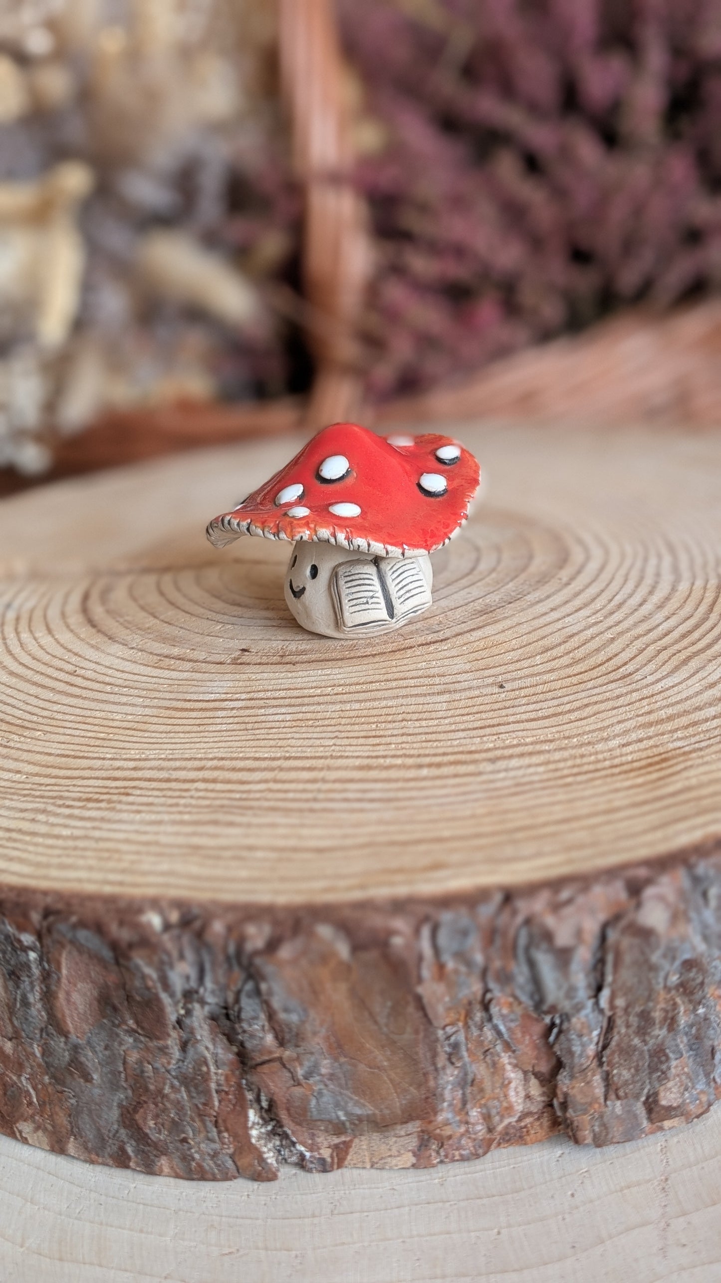 Shroomling BOOKWARM - Forest Spirit NO 6