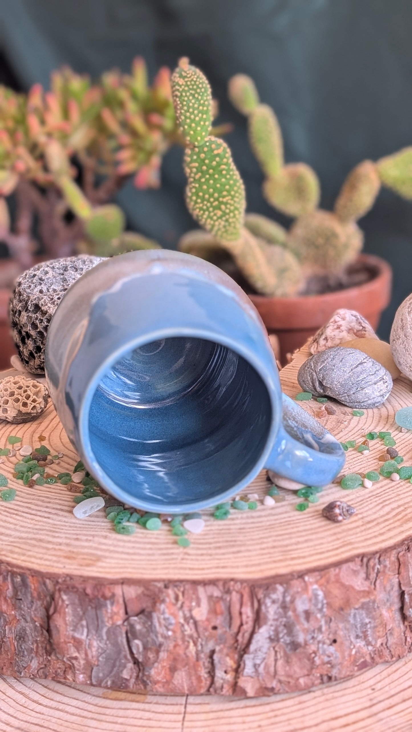 Handmade Whale Mug – Unique Ocean Inspired Hand Carved Ceramic Cup (500ml) NO4