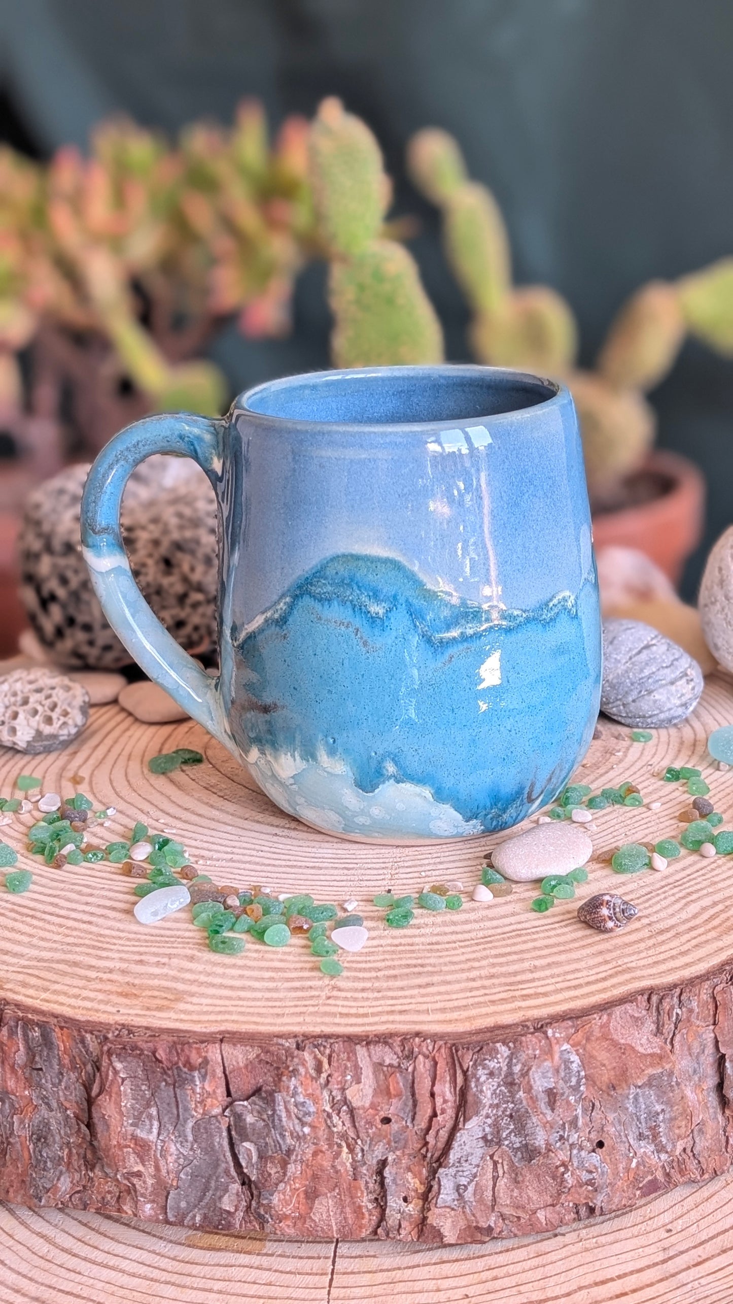 Handmade Whale Mug – Unique Ocean Inspired Hand Carved Ceramic Cup (500ml) NO5