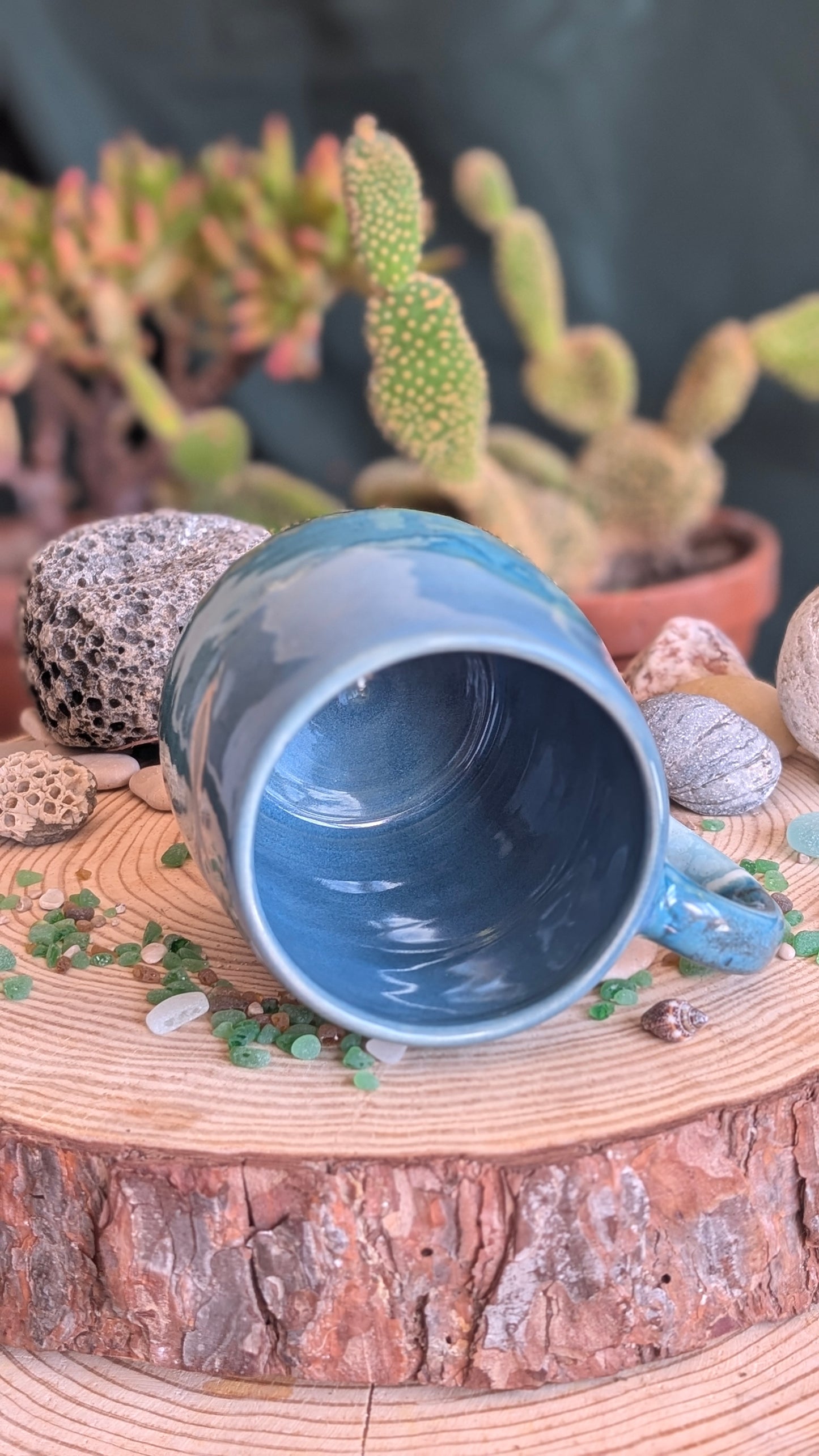 Handmade Whale Mug – Unique Ocean Inspired Hand Carved Ceramic Cup (500ml) NO5