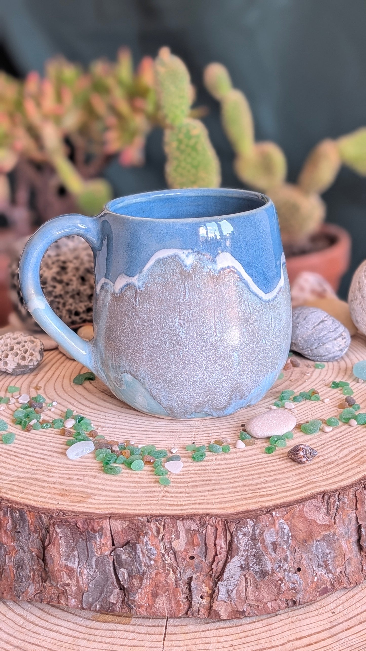 Handmade Whale Mug – Unique Ocean Inspired Hand Carved Ceramic Cup (500ml) NO6