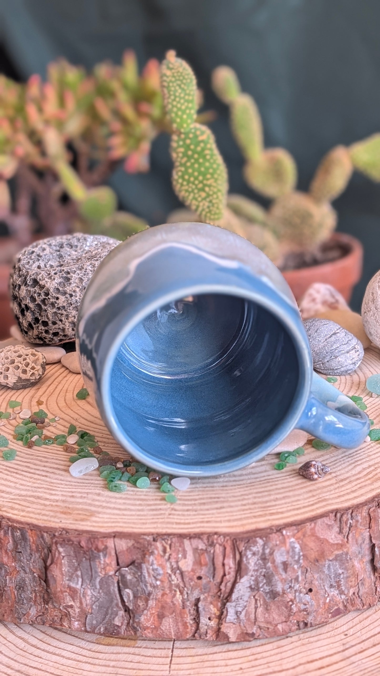 Handmade Whale Mug – Unique Ocean Inspired Hand Carved Ceramic Cup (500ml) NO6