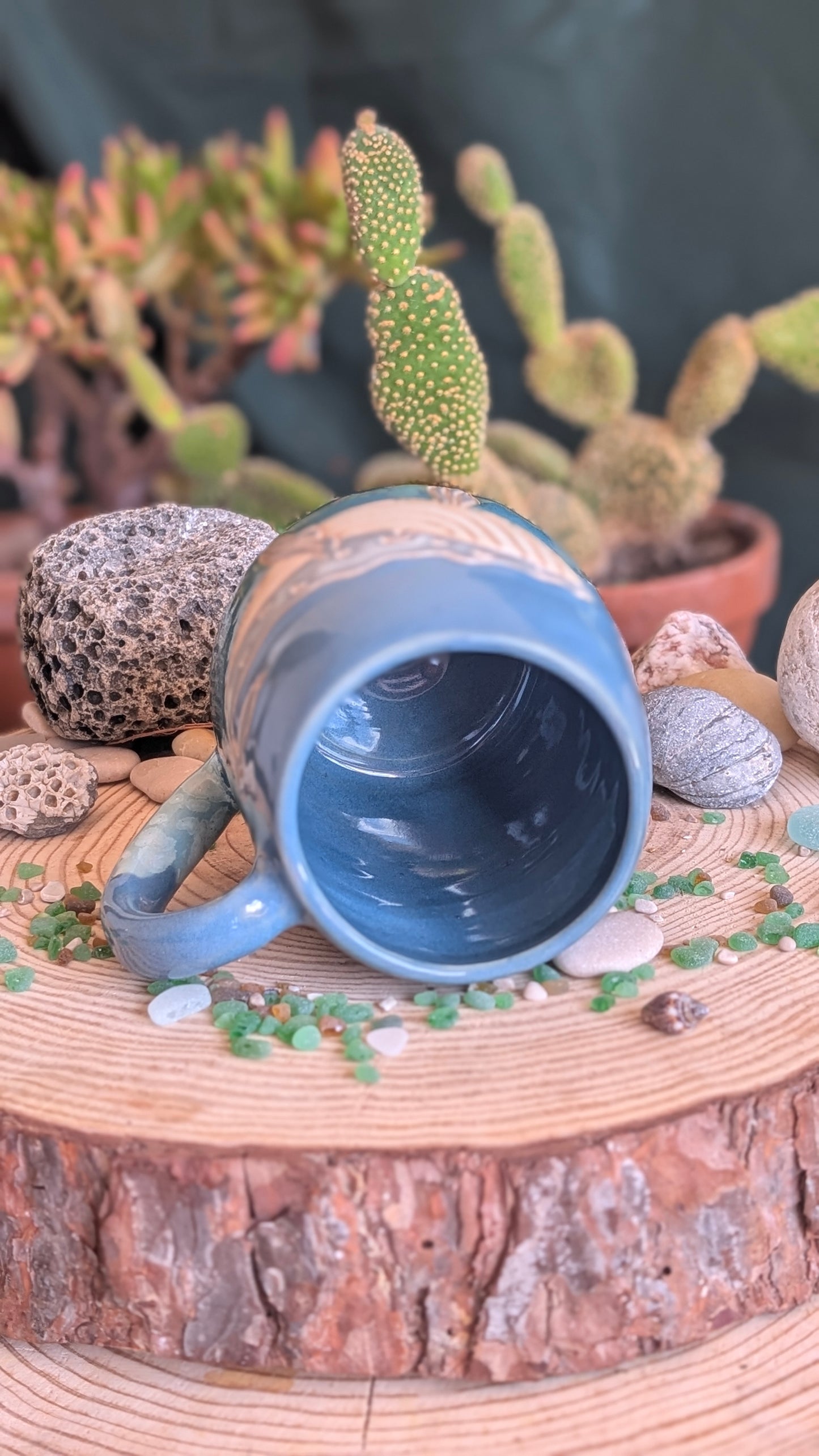Handmade Whale Mug – Unique Ocean Inspired Hand Carved Ceramic Cup (500ml) NO7