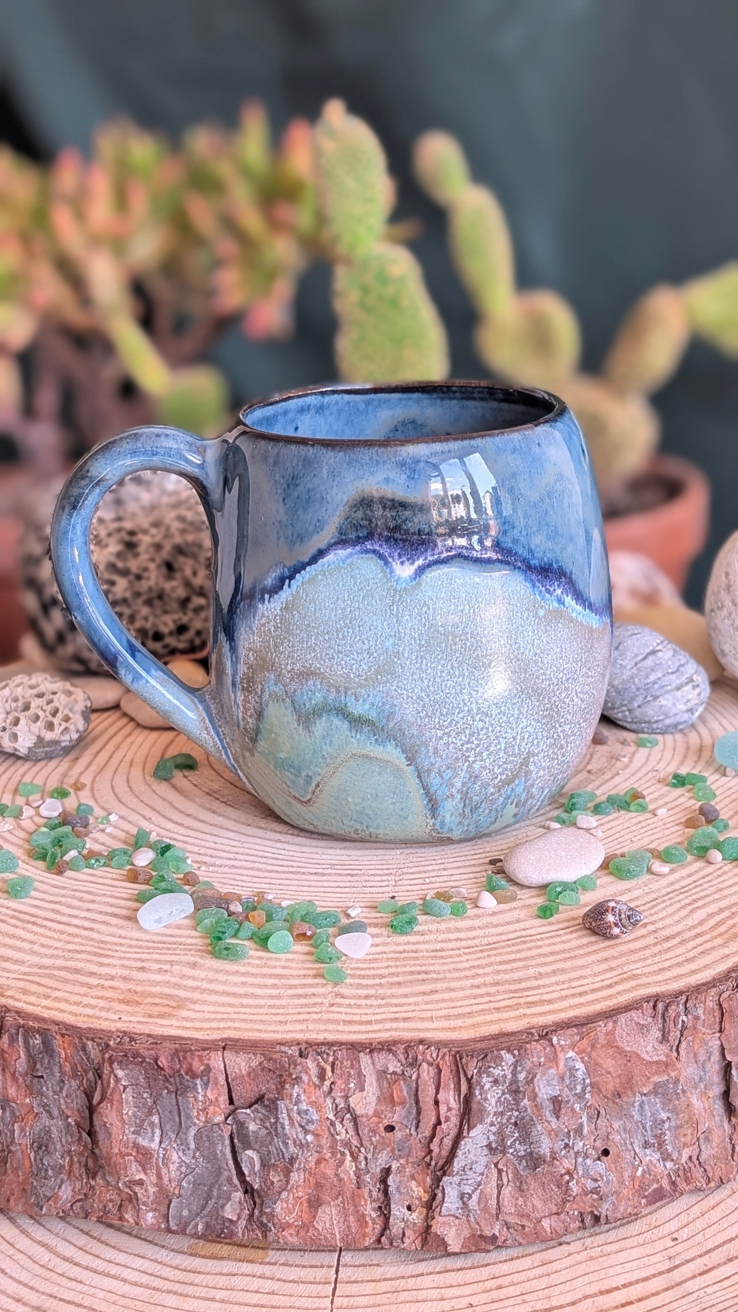 Handmade Whale Mug – Unique Ocean Inspired Hand Carved Ceramic Cup (500ml) NO8