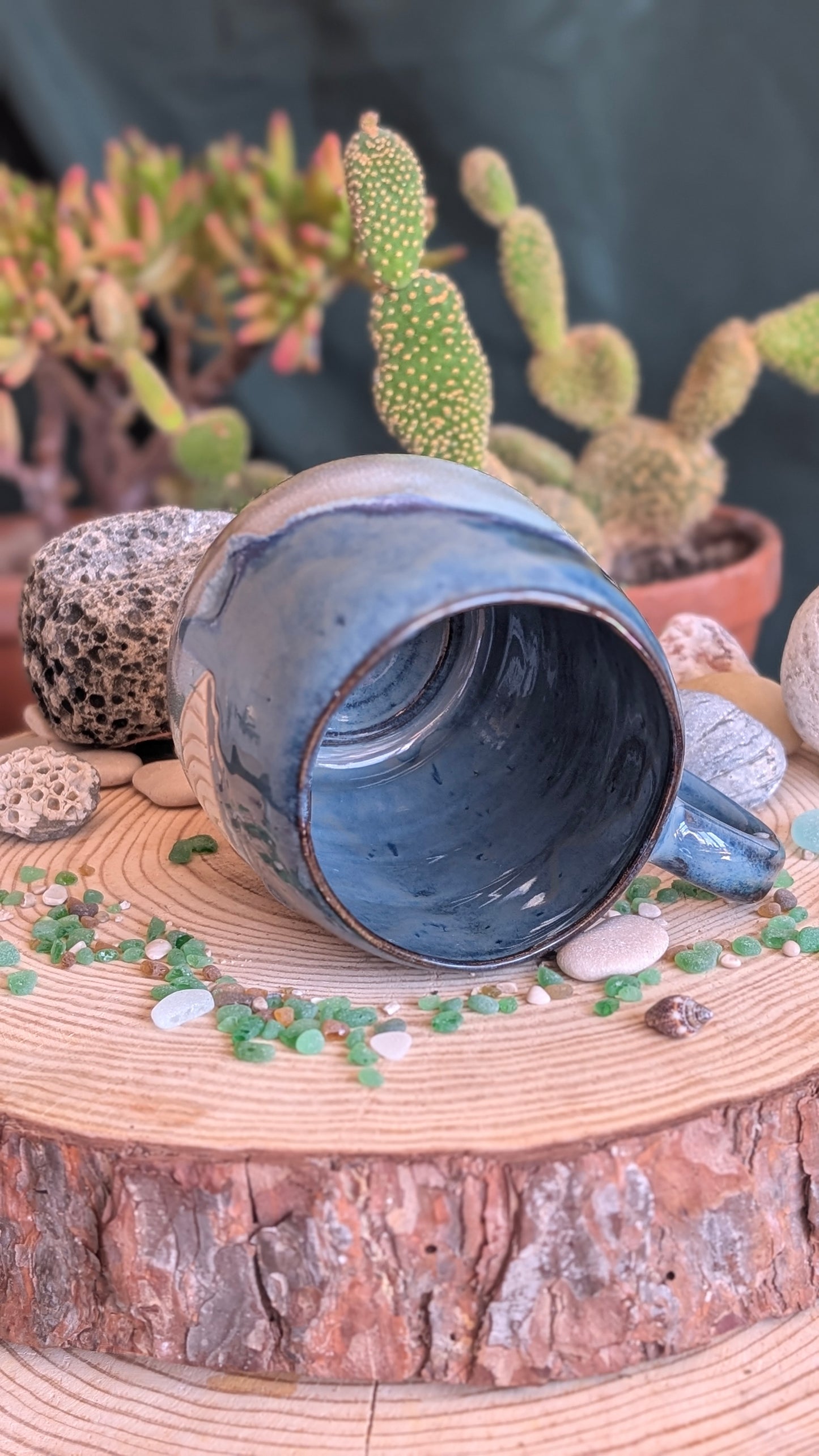 Handmade Whale Mug – Unique Ocean Inspired Hand Carved Ceramic Cup (500ml) NO8