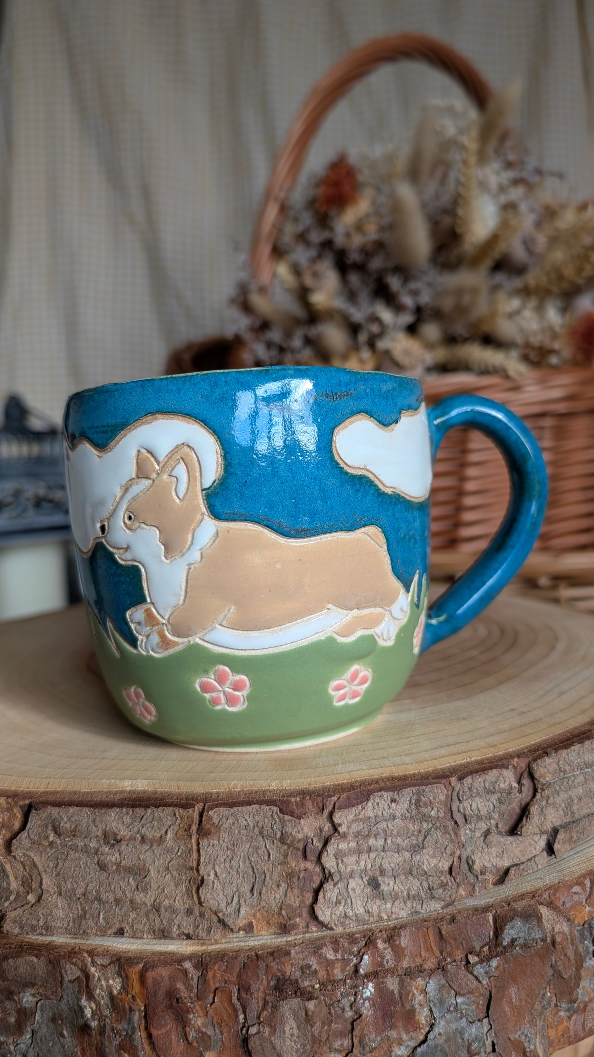 Handmade Corgi Mug 48 *Smaller Size*