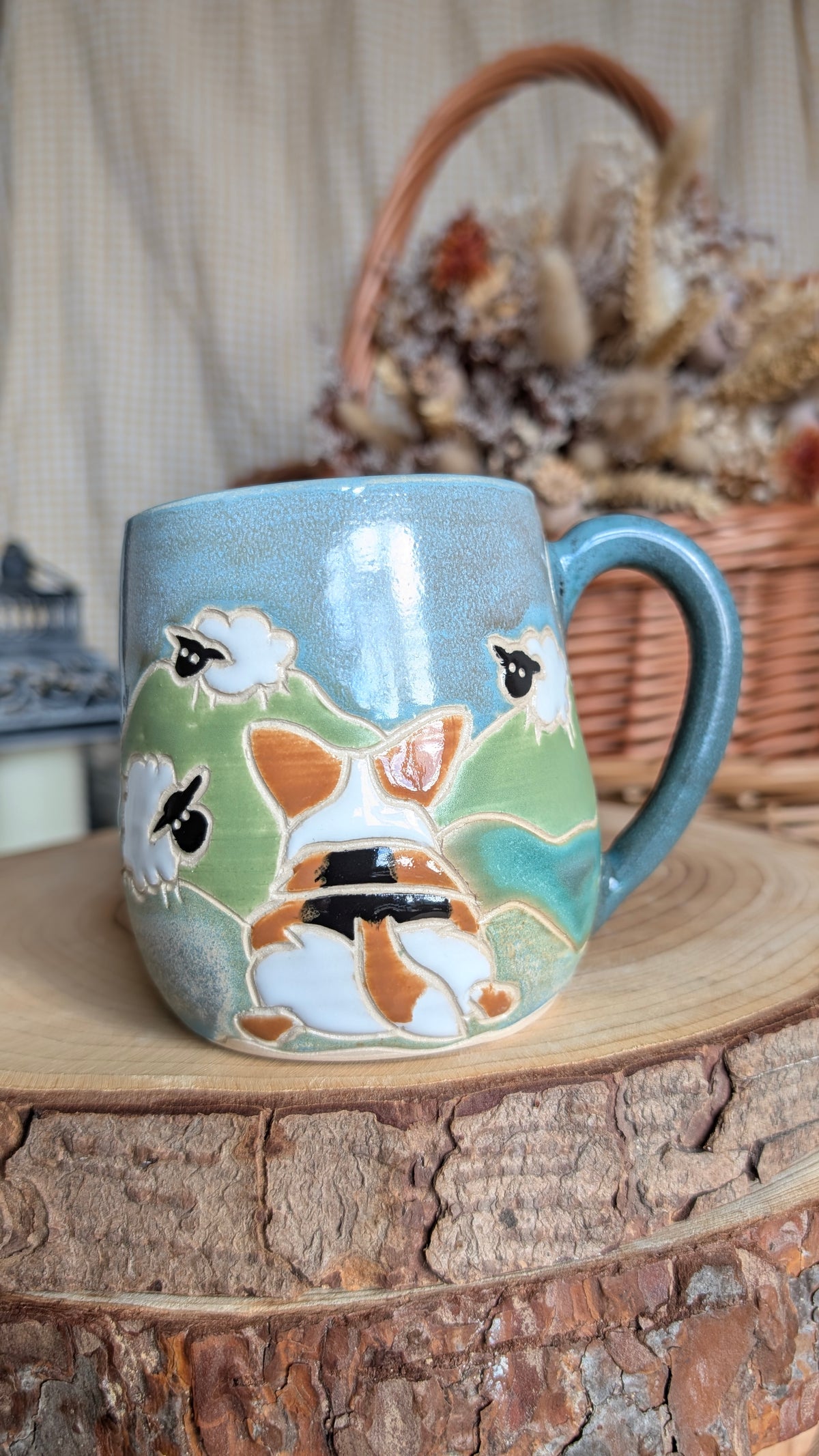 Handmade Corgi Mug 35 *Smaller Size*