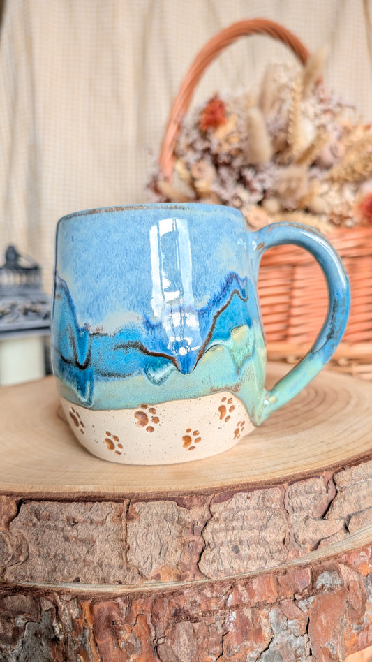 Pawprints Mug No 50 * SMALL IMPERFECTION* (Copy)